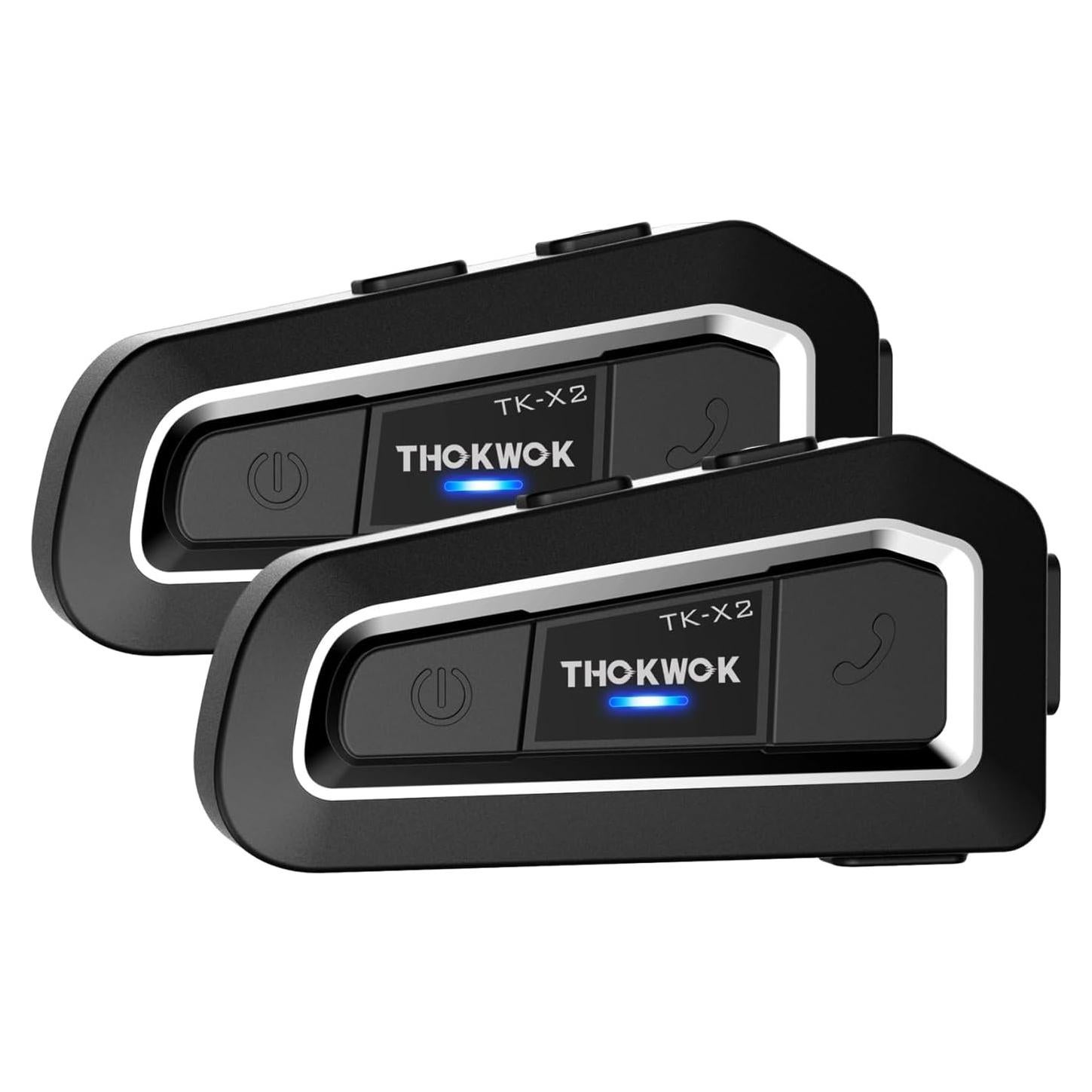Intercomunicador Bluetooth TK-X2 para Motocicleta 1000m