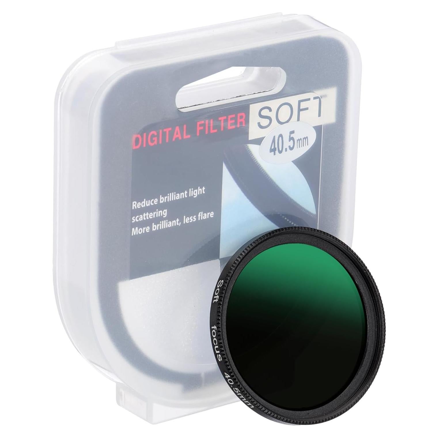 Filtro de Niebla PATIKIL 40.5mm Vidrio Óptico Negro