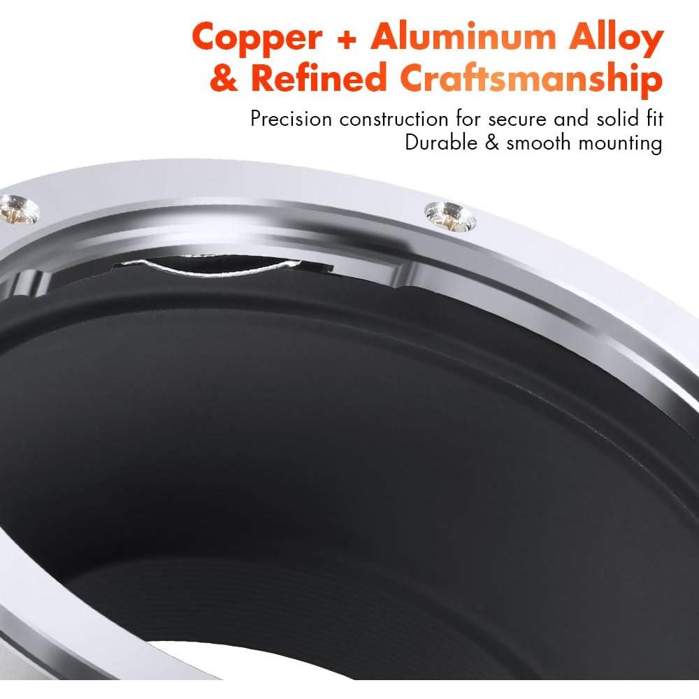 Adaptador K&F Concept Canon EOS a Micro Cuatro Tercios MFT