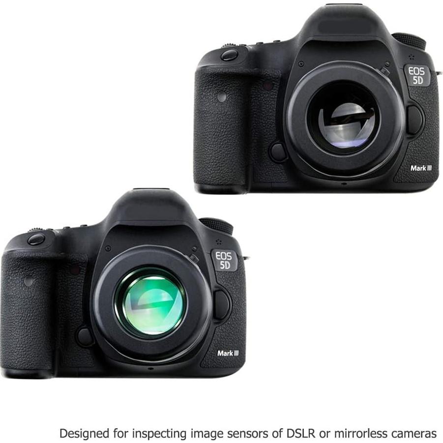 Lupa de Sensor JJC 7X con LED para Cámaras DSLR y Sin Espejo