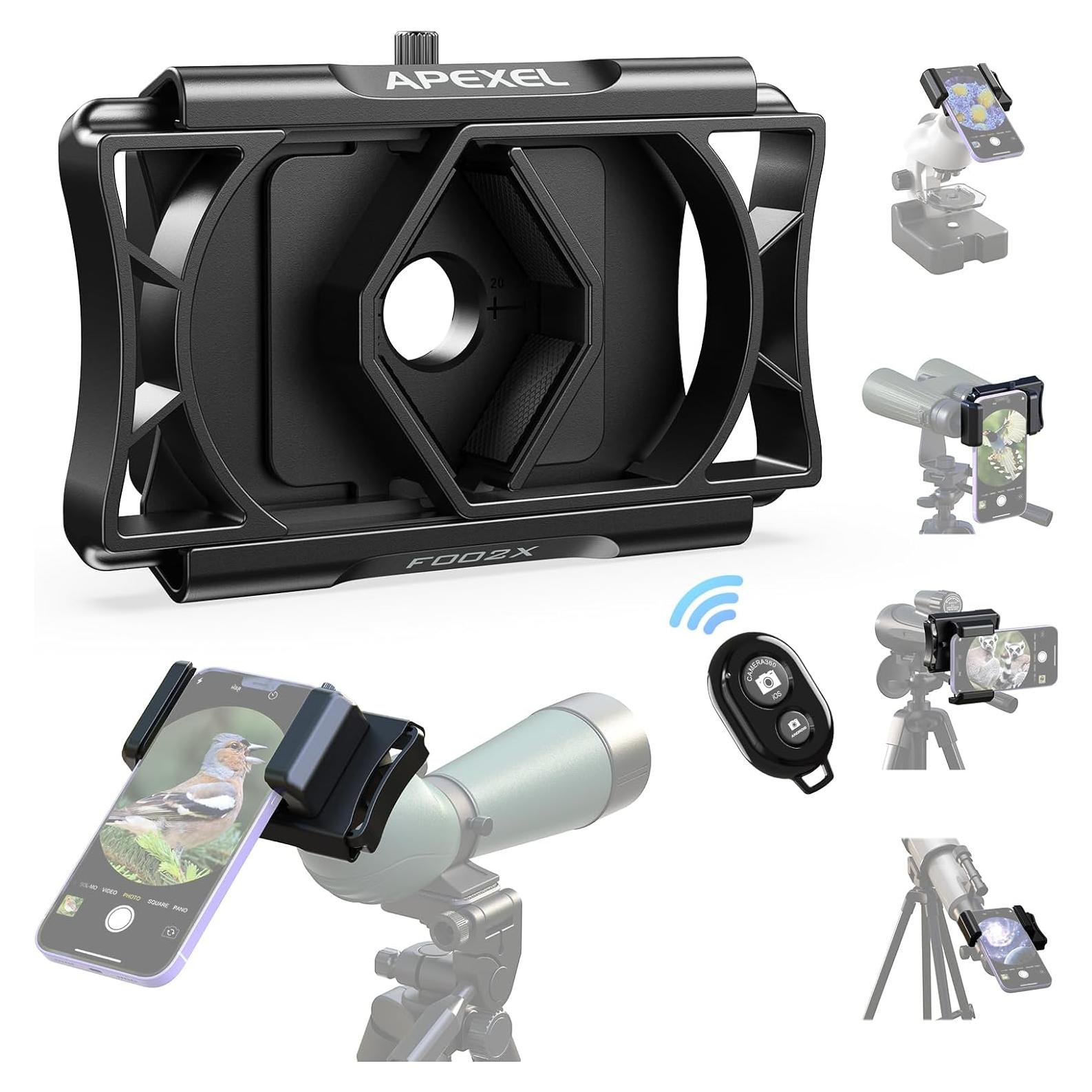 Adaptador de Teléfono para Telescopio Evil Eye 360° Rotatable