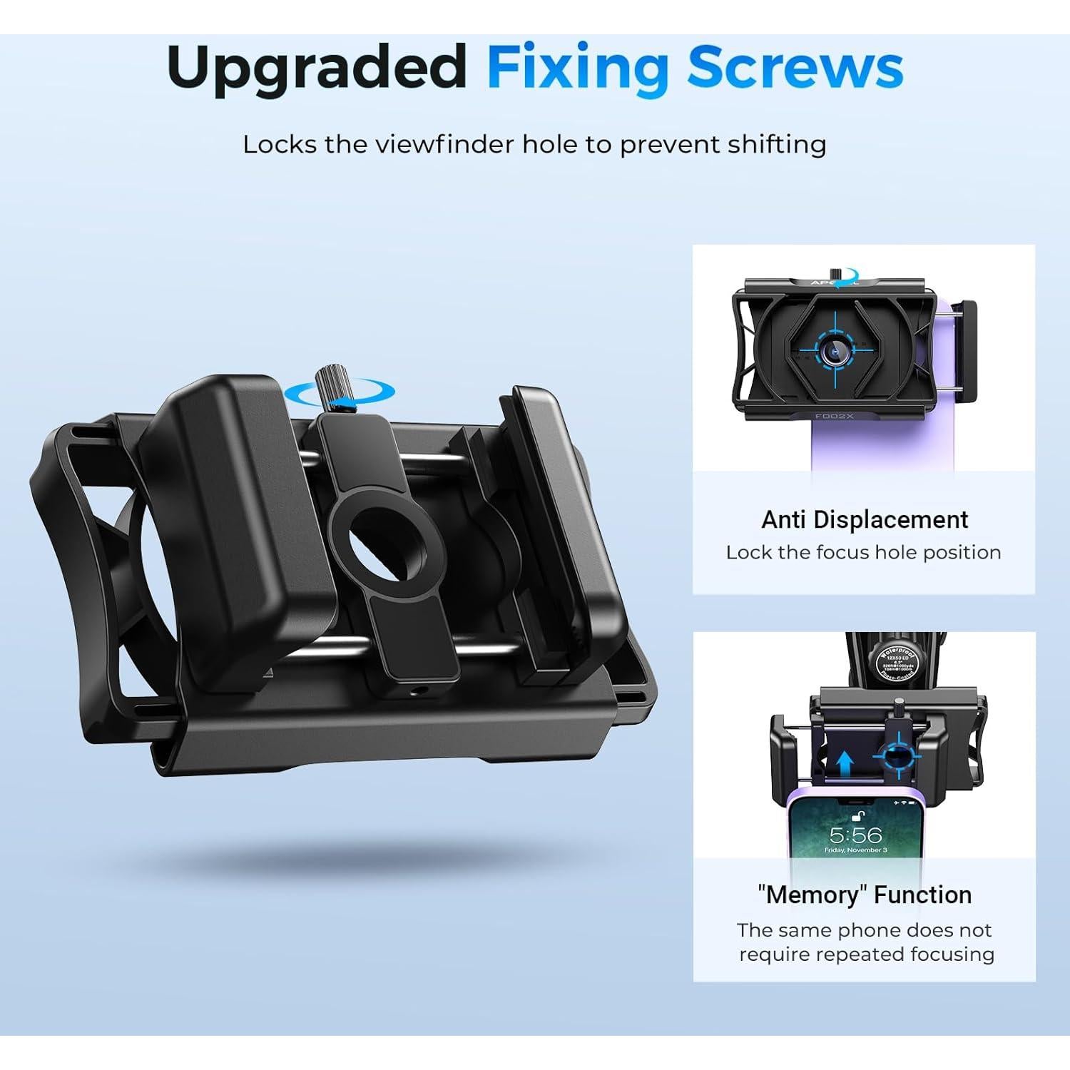 Adaptador de Teléfono para Telescopio Evil Eye 360° Rotatable