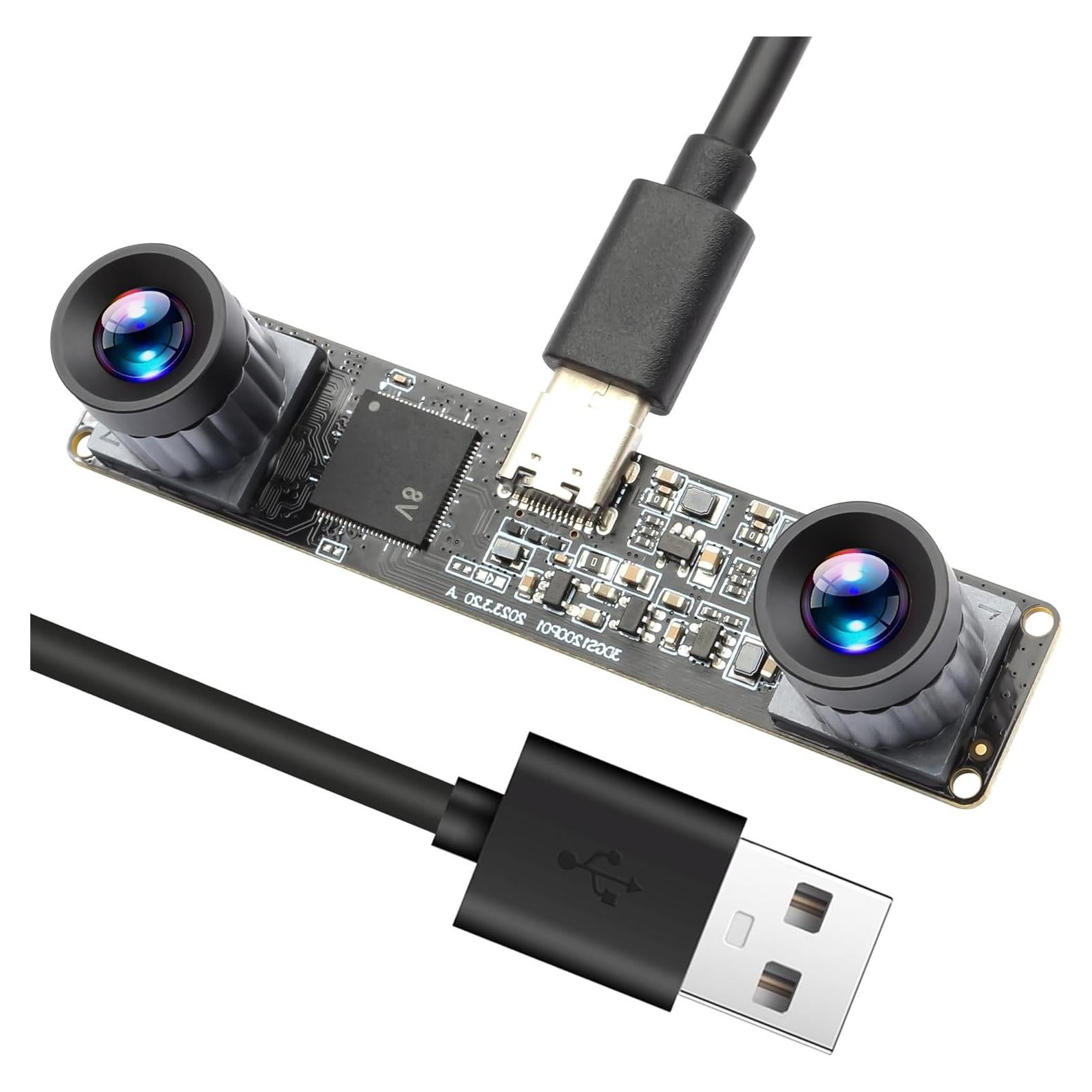 Cámara USB ALPCAM 1200P Estéreo 3D Lente Dual 120fps