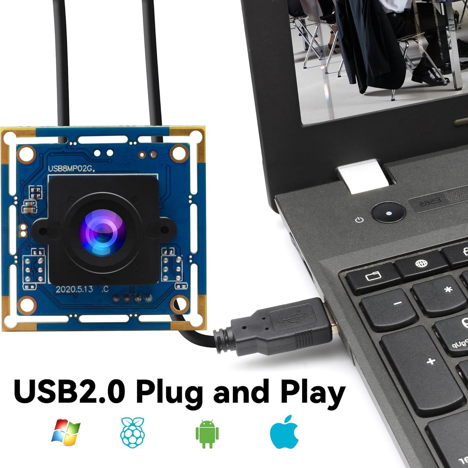 Módulo de Cámara USB 8MP Magnolia IMX179 3264x2448 HD