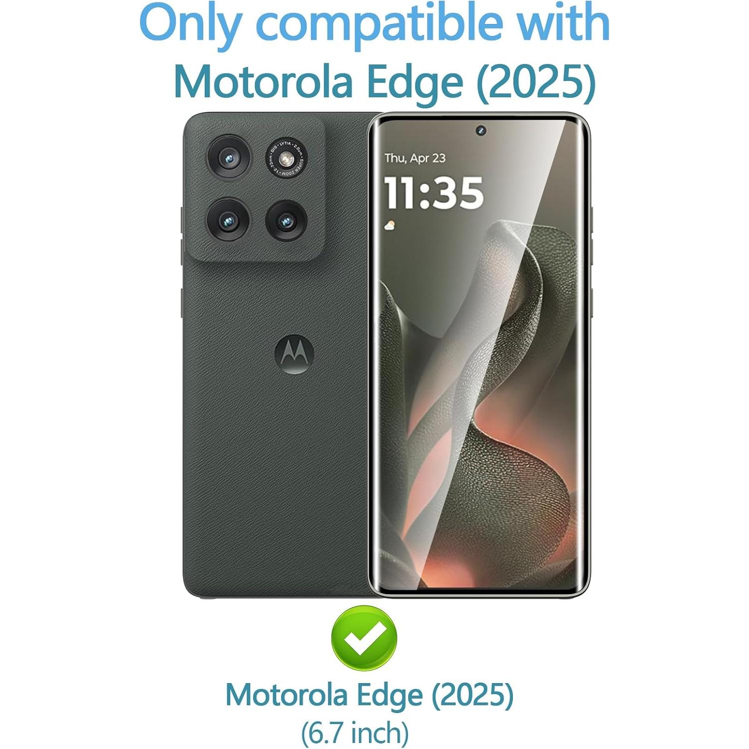 Protector de Pantalla 3D y Lente de Cámara Moto Edge 2025