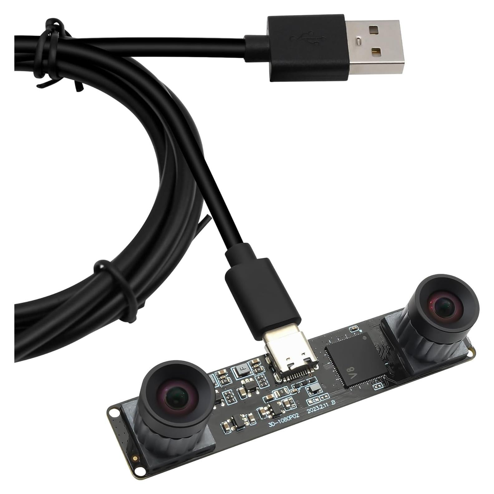 Módulo de Cámara USB SVPRO 1080P 60FPS Doble Lente M12