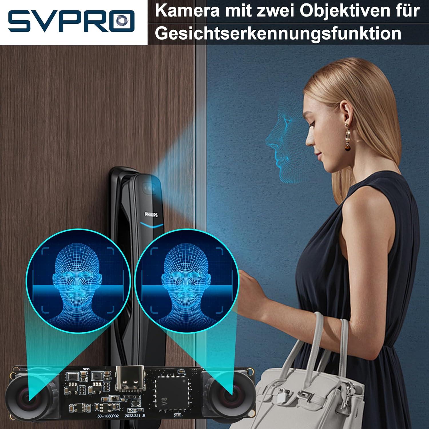 Módulo de Cámara USB SVPRO 1080P 60FPS Doble Lente M12