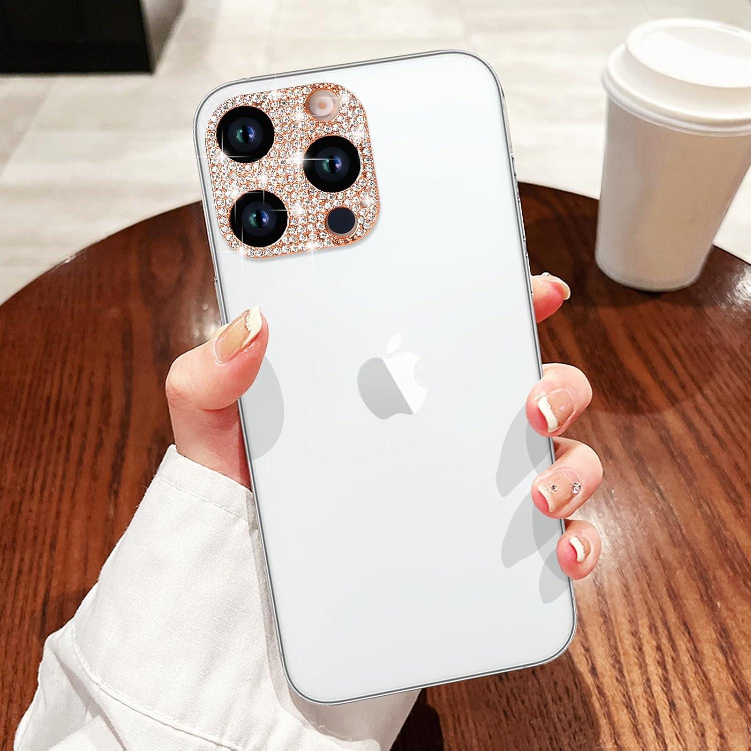 Protector de Lente de Cámara Brillante Omorro para iPhone 16 Pro