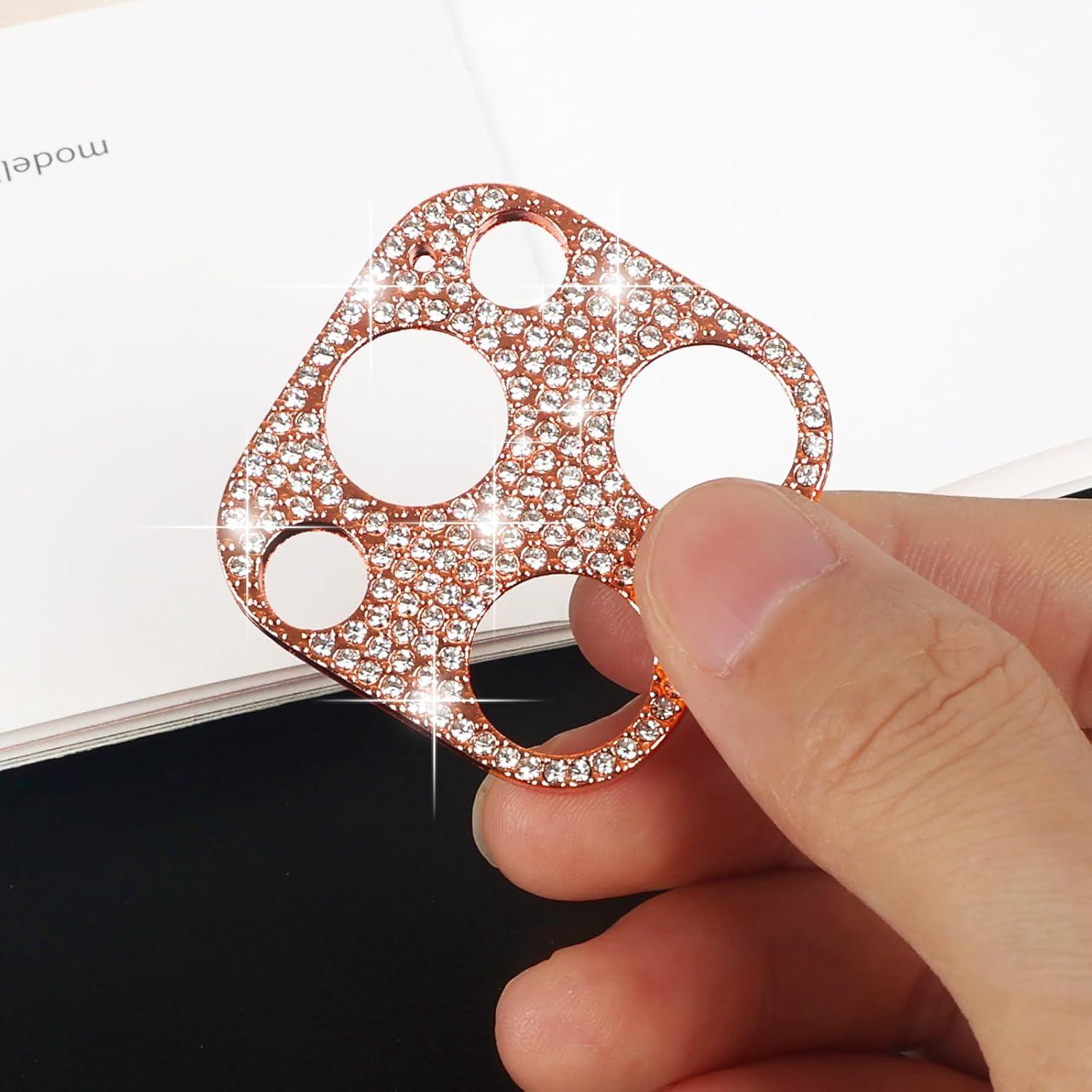 Protector de Lente de Cámara Brillante Omorro para iPhone 16 Pro