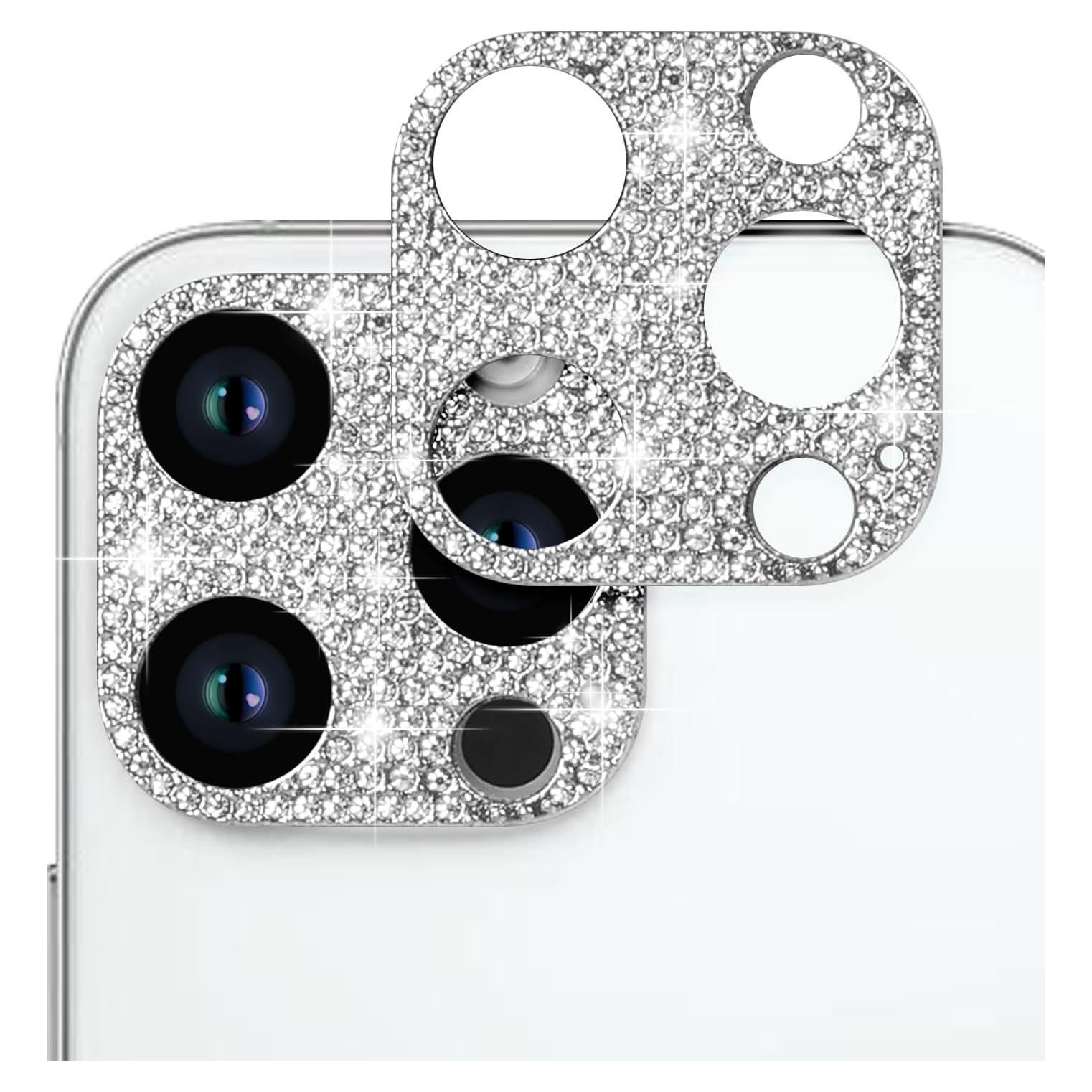 Protector de Lente de Cámara Brillante Omorro para iPhone 16 Pro Max