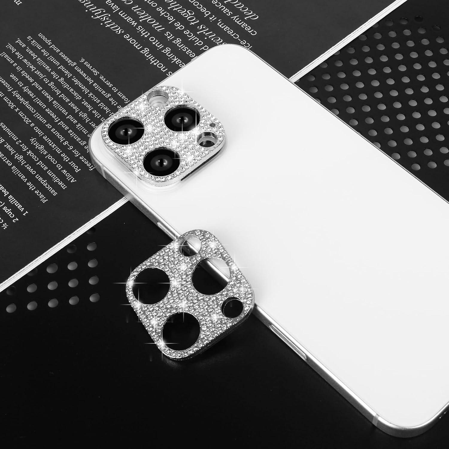 Protector de Lente de Cámara Brillante Omorro para iPhone 16 Pro Max