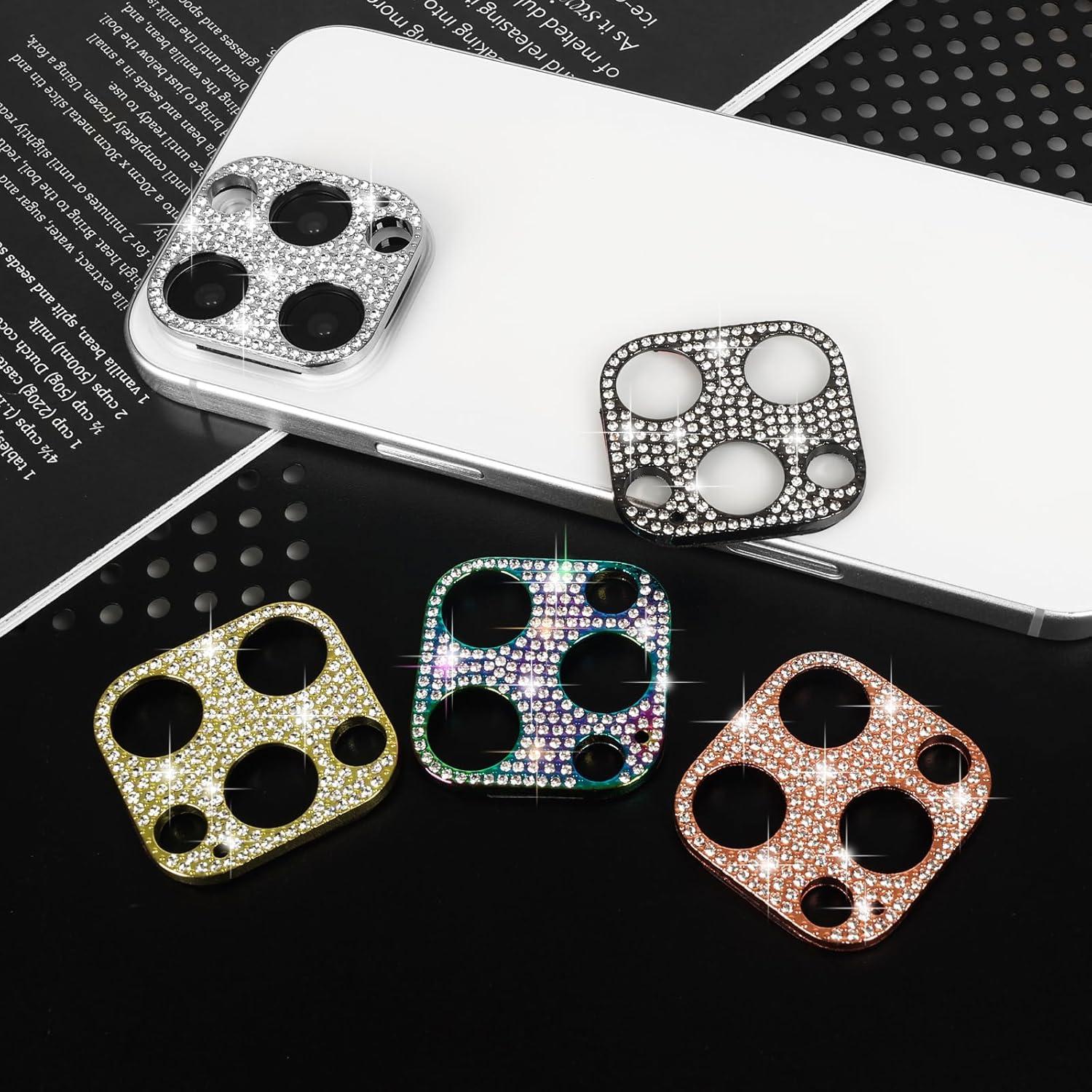 Protector de Lente de Cámara Brillante Omorro para iPhone 16 Pro Max