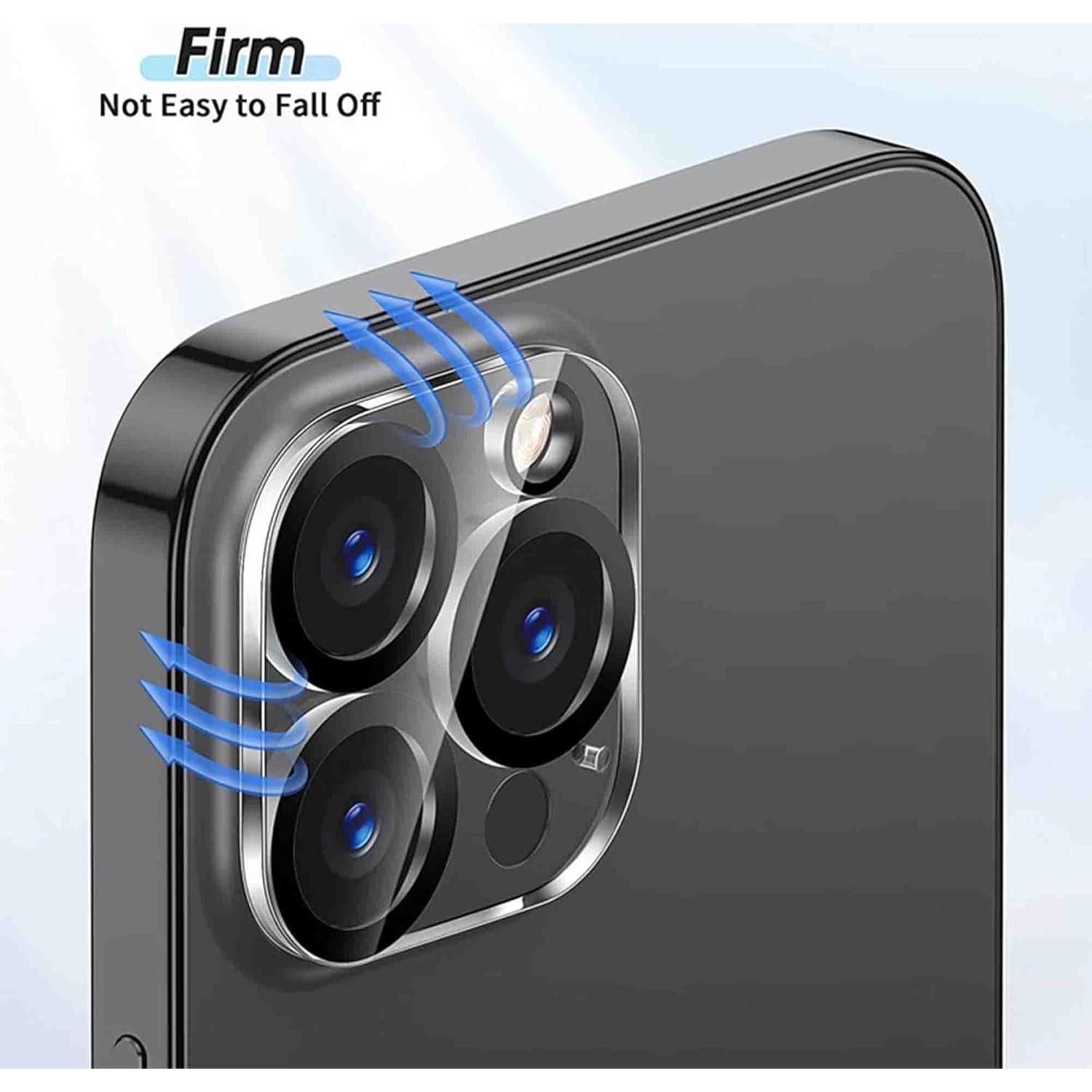 Protector de Lente de Cámara 3D RAMS para iPhone 14 Pro Max