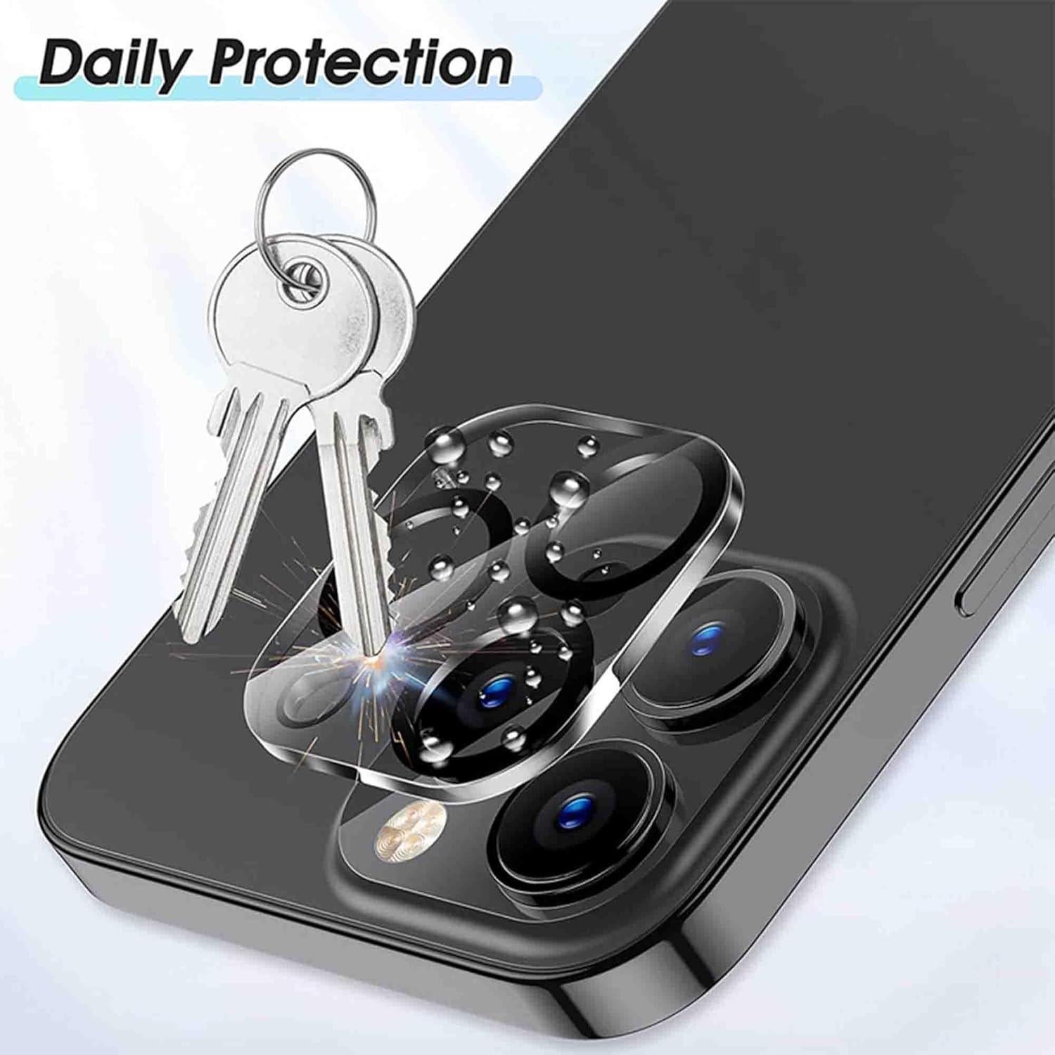 Protector de Lente de Cámara 3D RAMS para iPhone 14 Pro Max