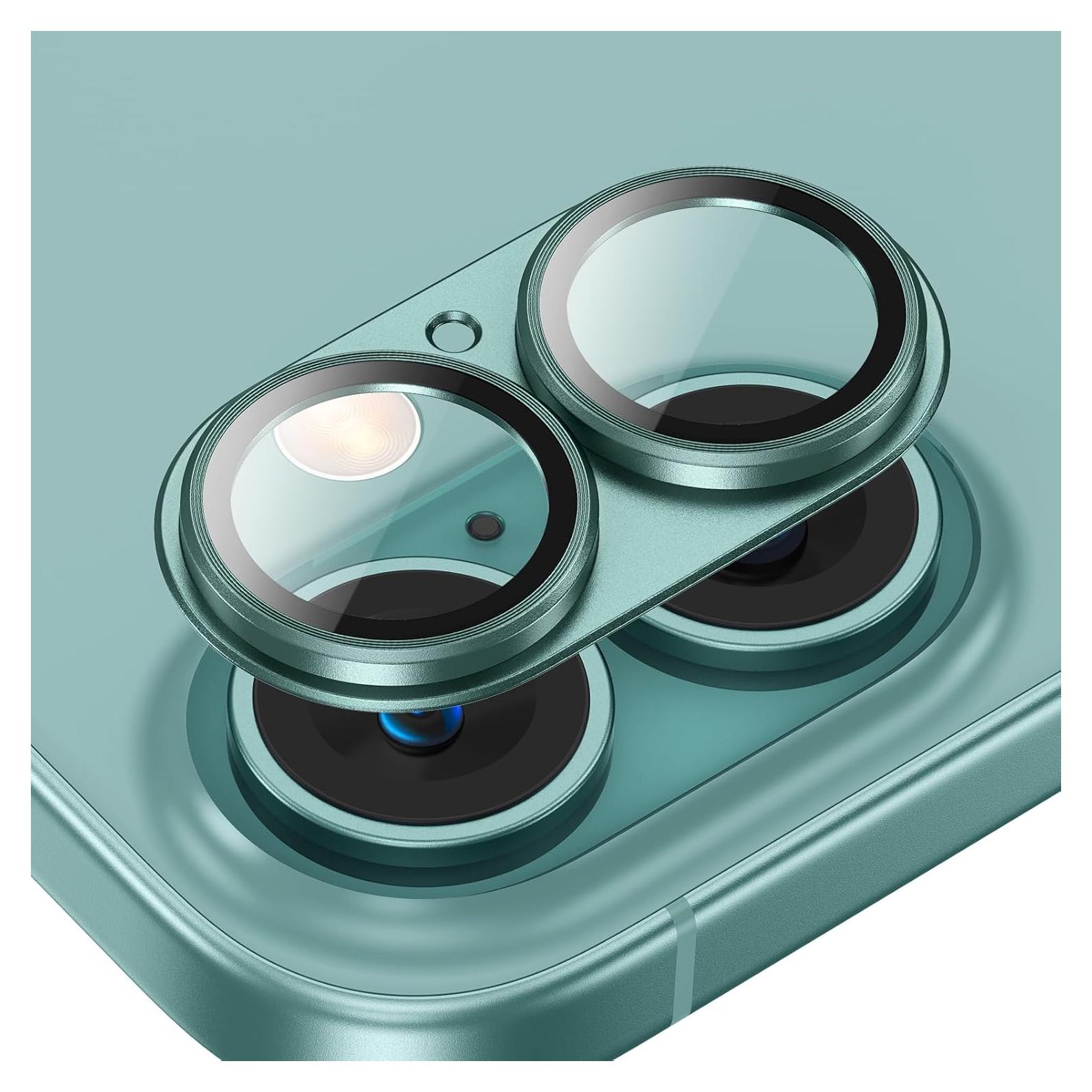 Tensea for iPhone 16 / iPhone 16 Plus Camera Lens Protector, Metal Aluminum Alloy Tempered Glass Cover Camera Screen Protector Accessories, Case-Compatible for iPhone 16 / iPhone 16Plus 2024