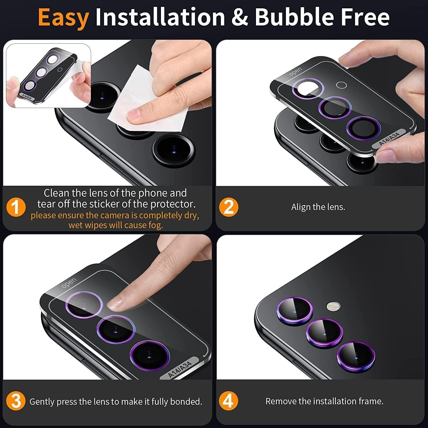 Protector de Lente de Cámara Zeking para Galaxy Z Fold6 9H