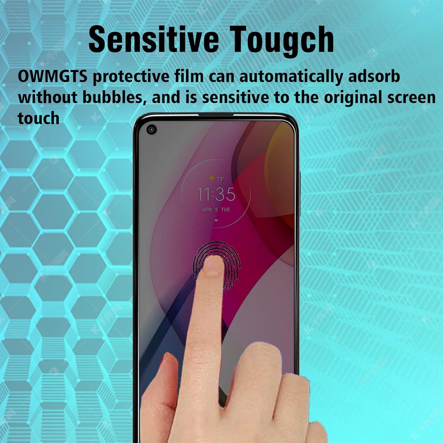 Protector de Pantalla Privado 2 Pcs para Motorola G Stylus 2021