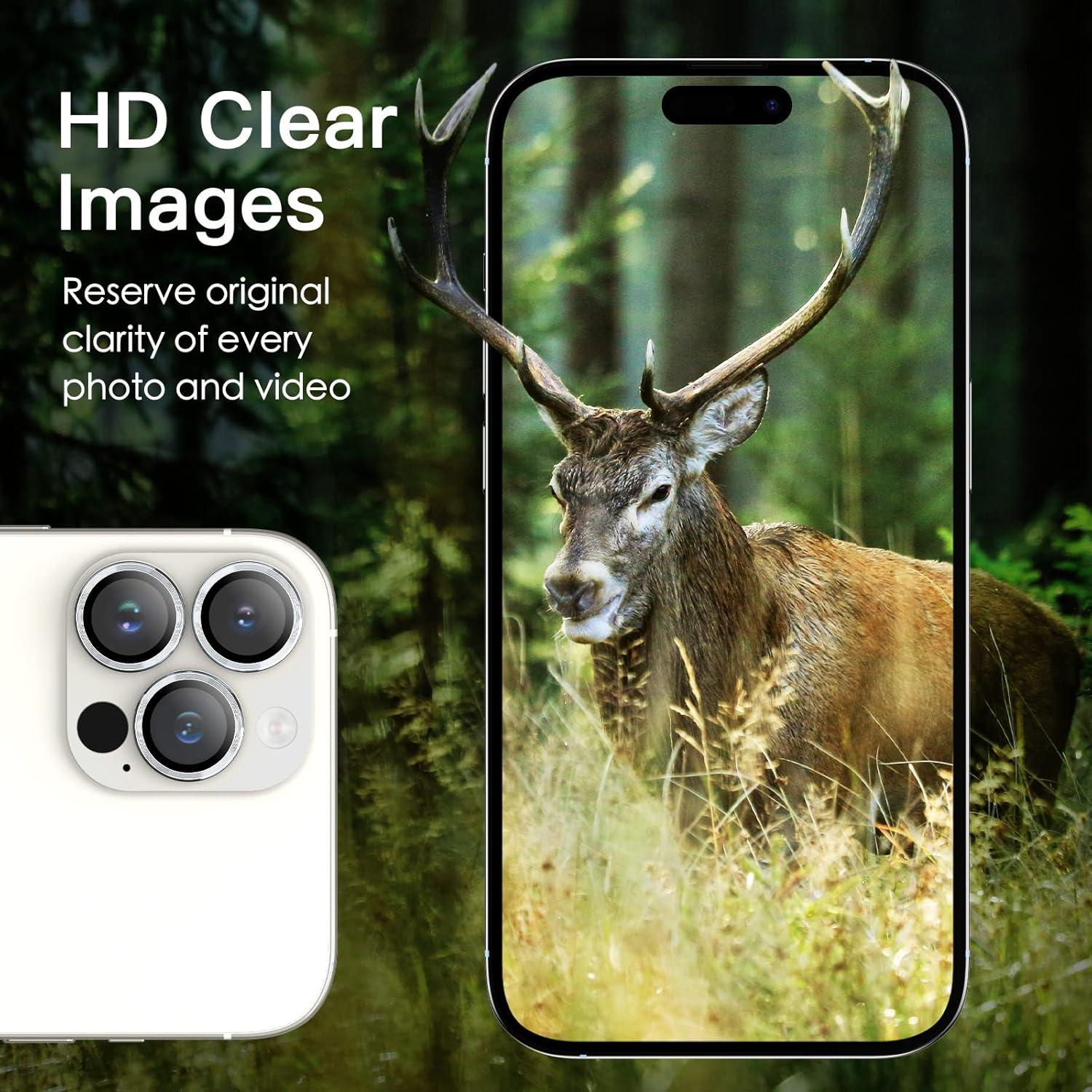 Protector de Lente de Cámara JETech para iPhone 14 Pro/Max