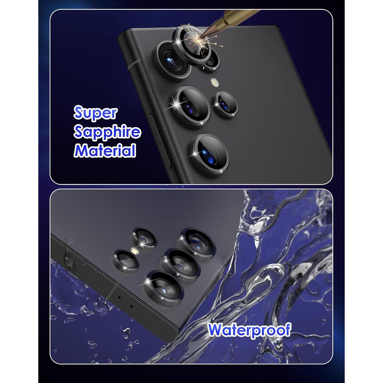 Protector de Lente de Cámara Kanosan para Galaxy S24 Ultra 9H