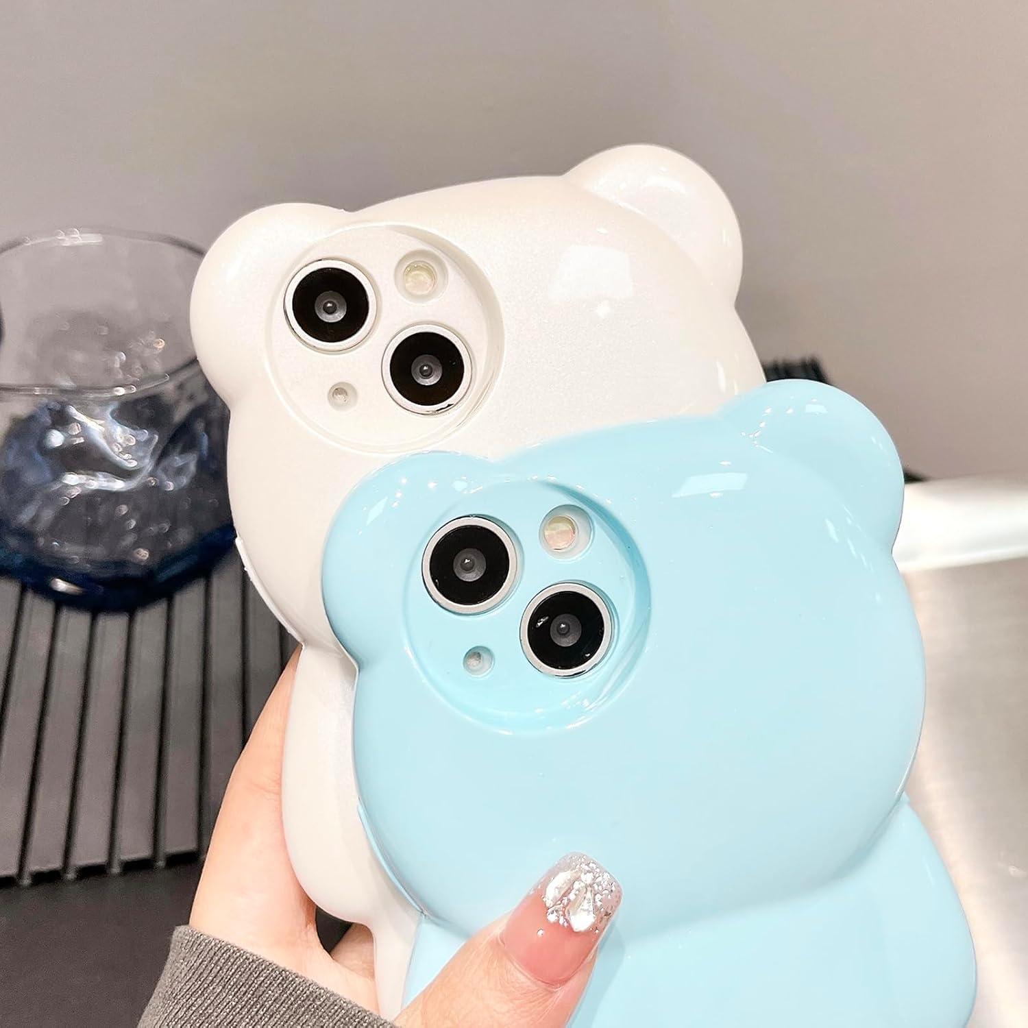 Funda de Silicona Suave Losin para iPhone 14 Pro Max Kawaii 3D