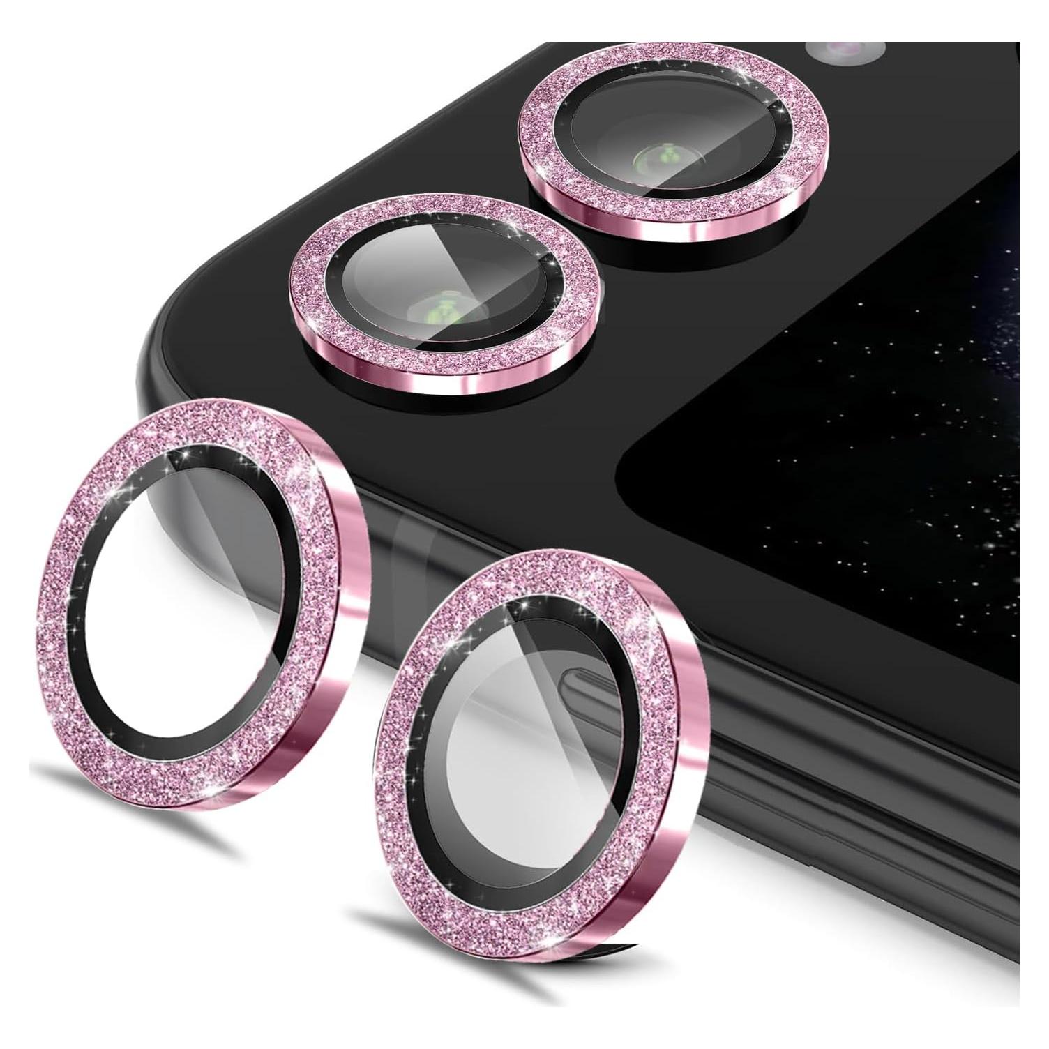 Protector de Lente de Cámara Ltezixal para Samsung Galaxy Z Flip6 - Rosa Brillante