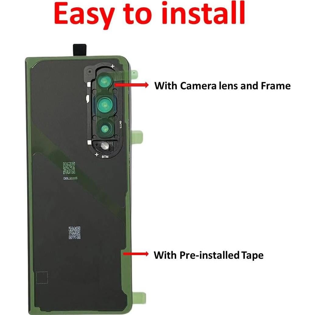 Reemplazo vidrio trasero Samsung Galaxy Z Fold 4 HXHN Verde