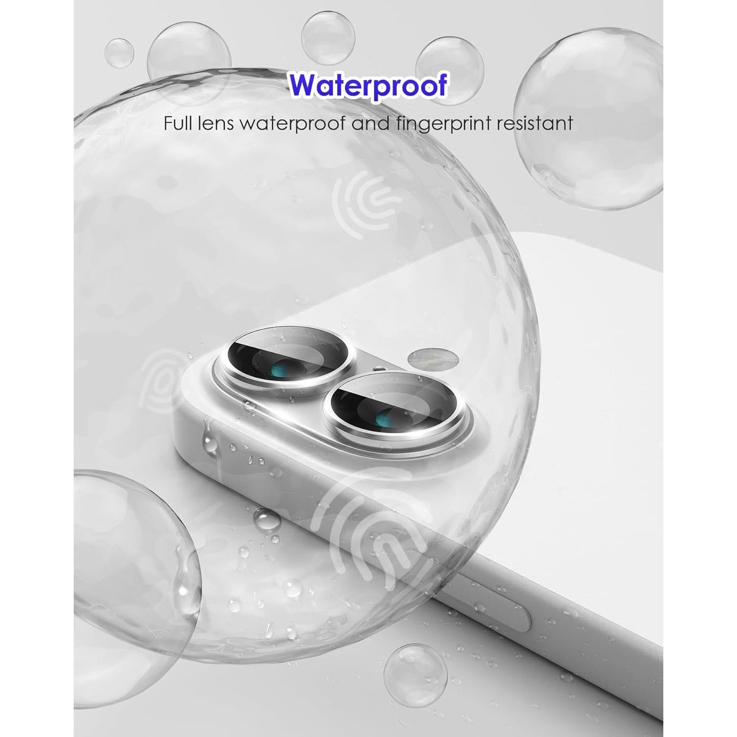 Protector de Lente de Cámara Kanosan para iPhone 16 Plus 9H