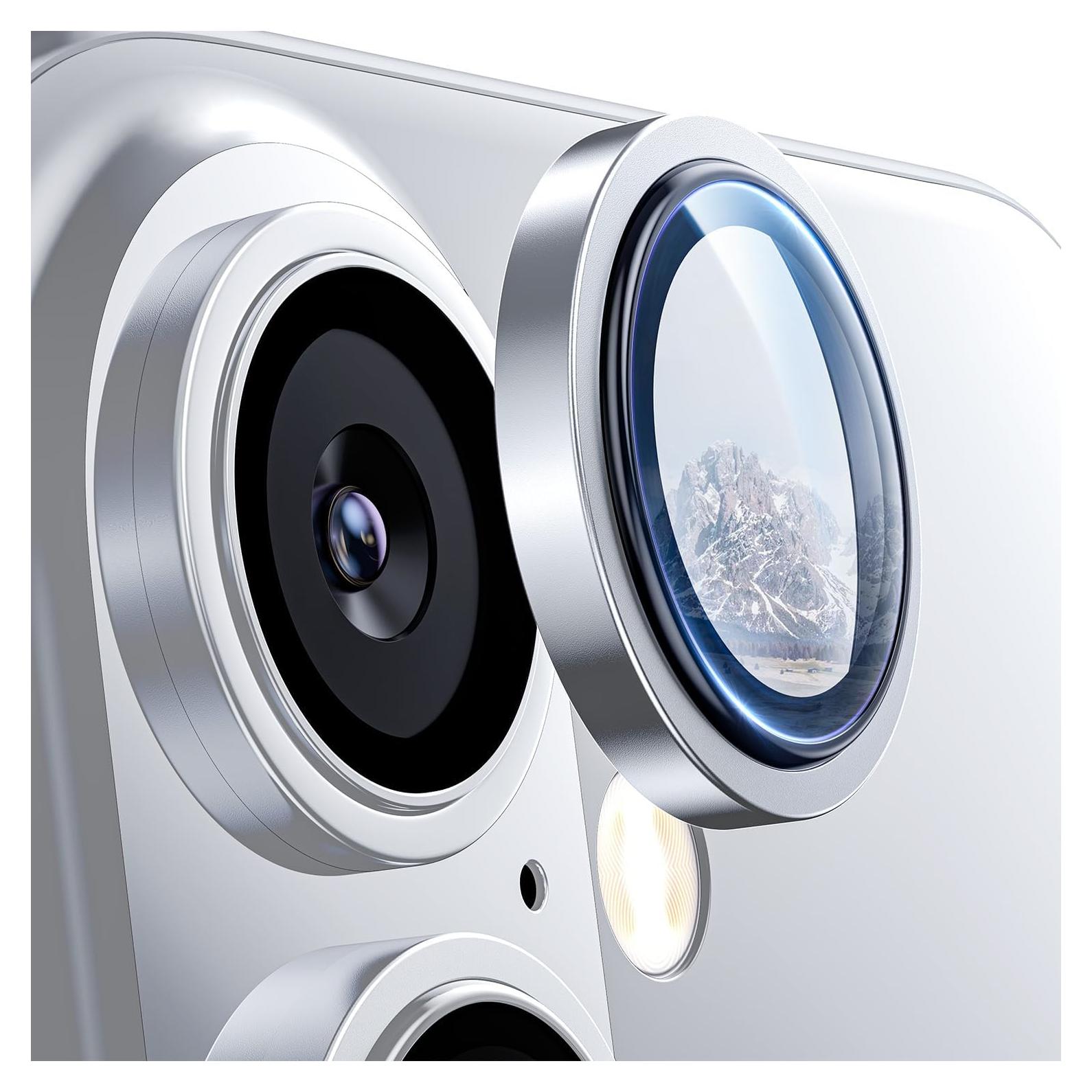 Protector de Lente de Cámara Hoerrye para iPhone 16 Plus - Vidrio Templado 9H+