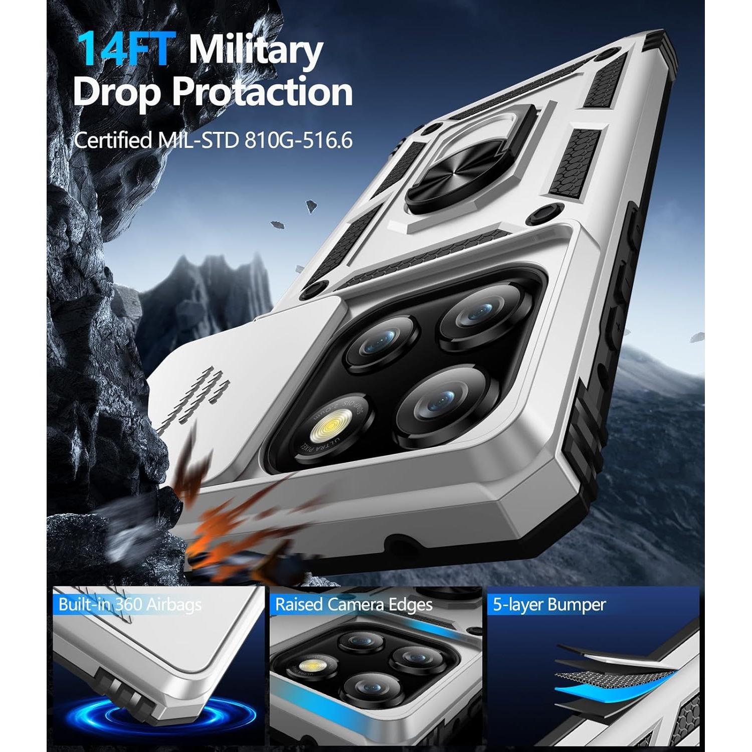 Funda Taisairu para Motorola Moto G Stylus 5G 2025 Plata