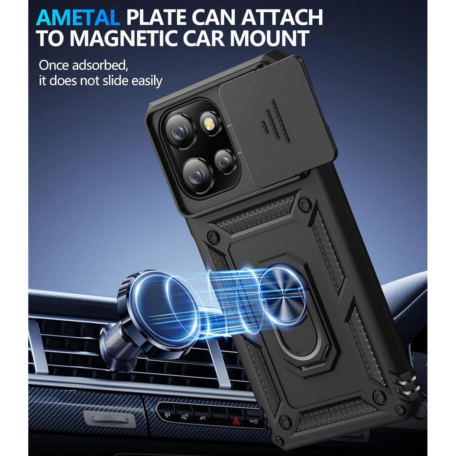 Funda Taisairu para Motorola Moto G Power 5G 2025 - Negro