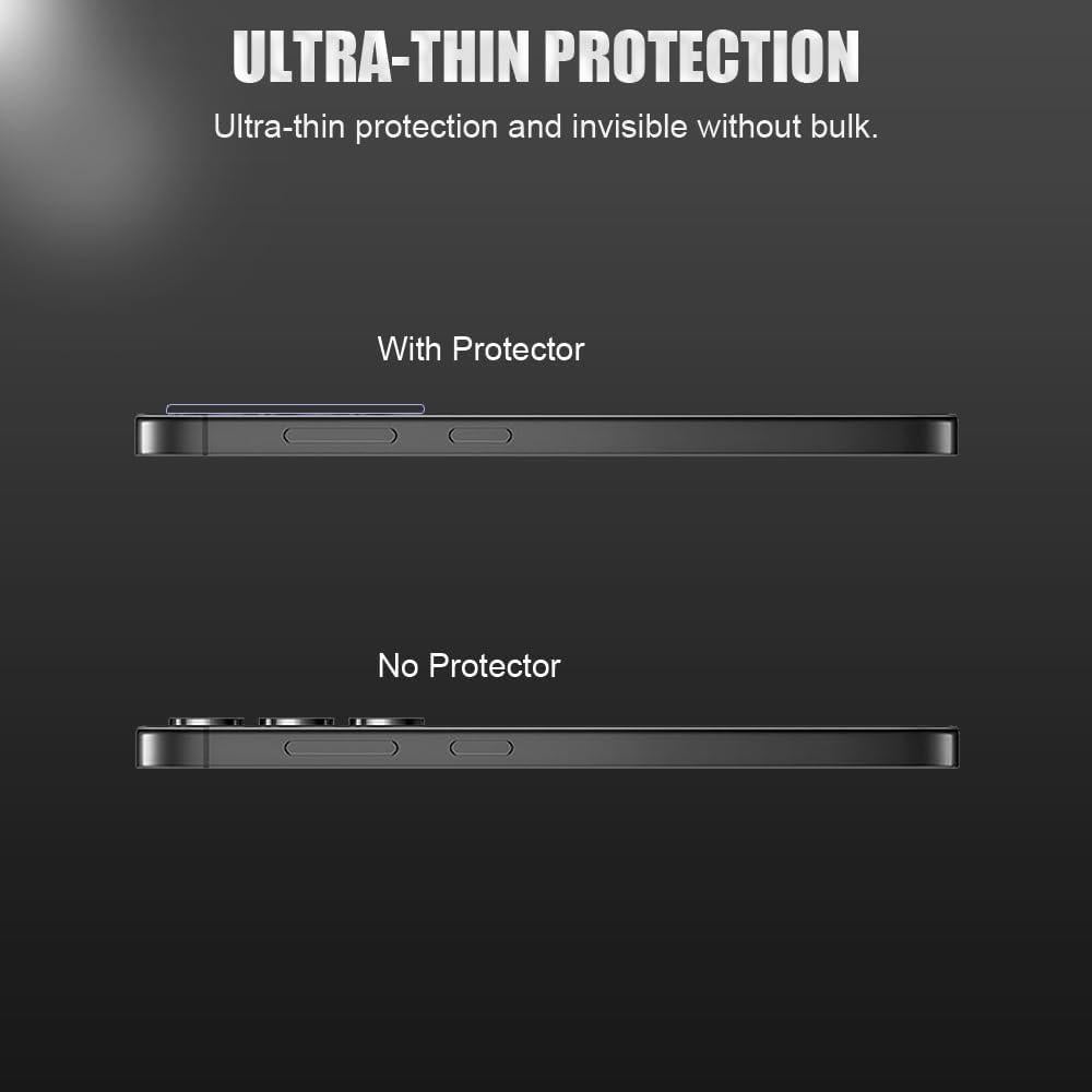 Protector de Lente de Cámara Vidrio Templado UZWZW para Samsung Galaxy S24 Plus 5G