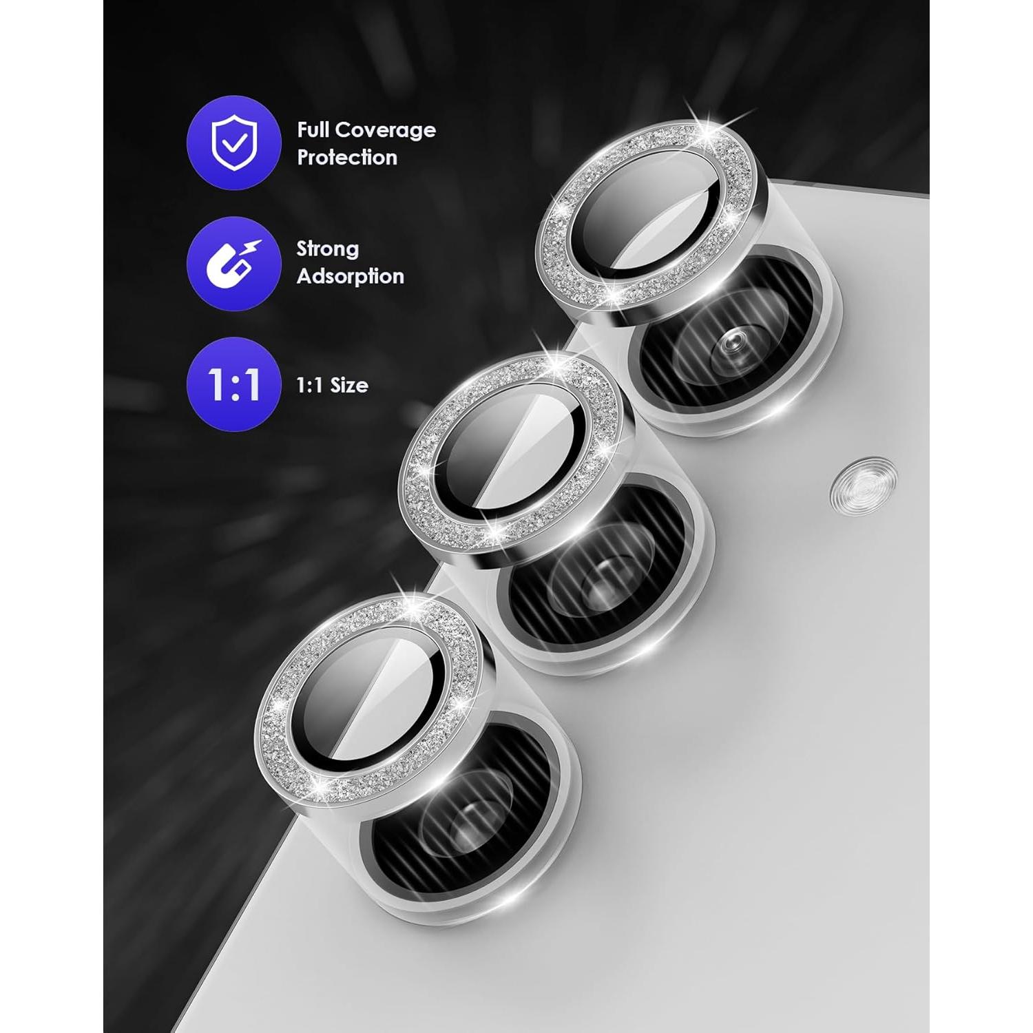 Protector de Lente de Cámara Kanosan para Galaxy S25 9H