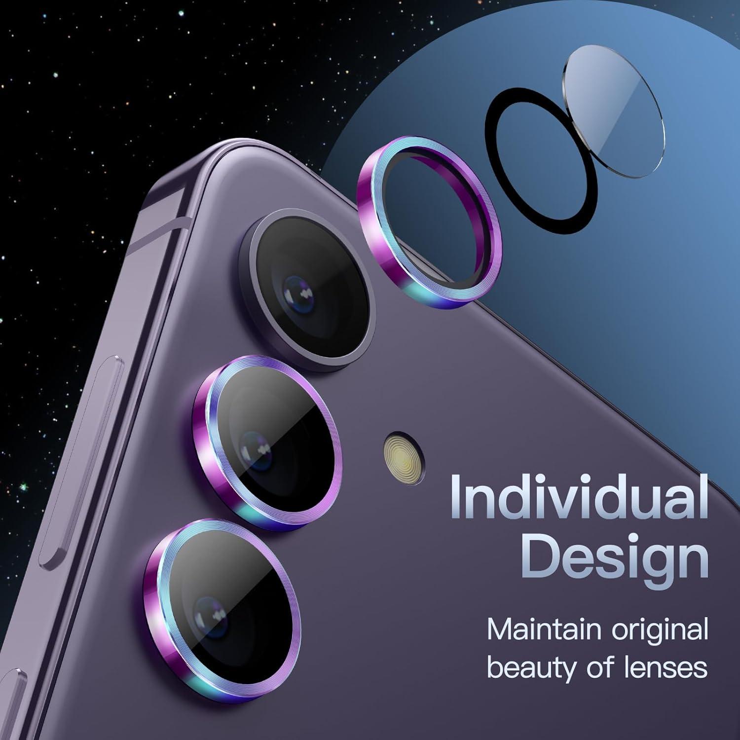 Protector de Lente de Cámara JETech para Samsung Galaxy S24 9H