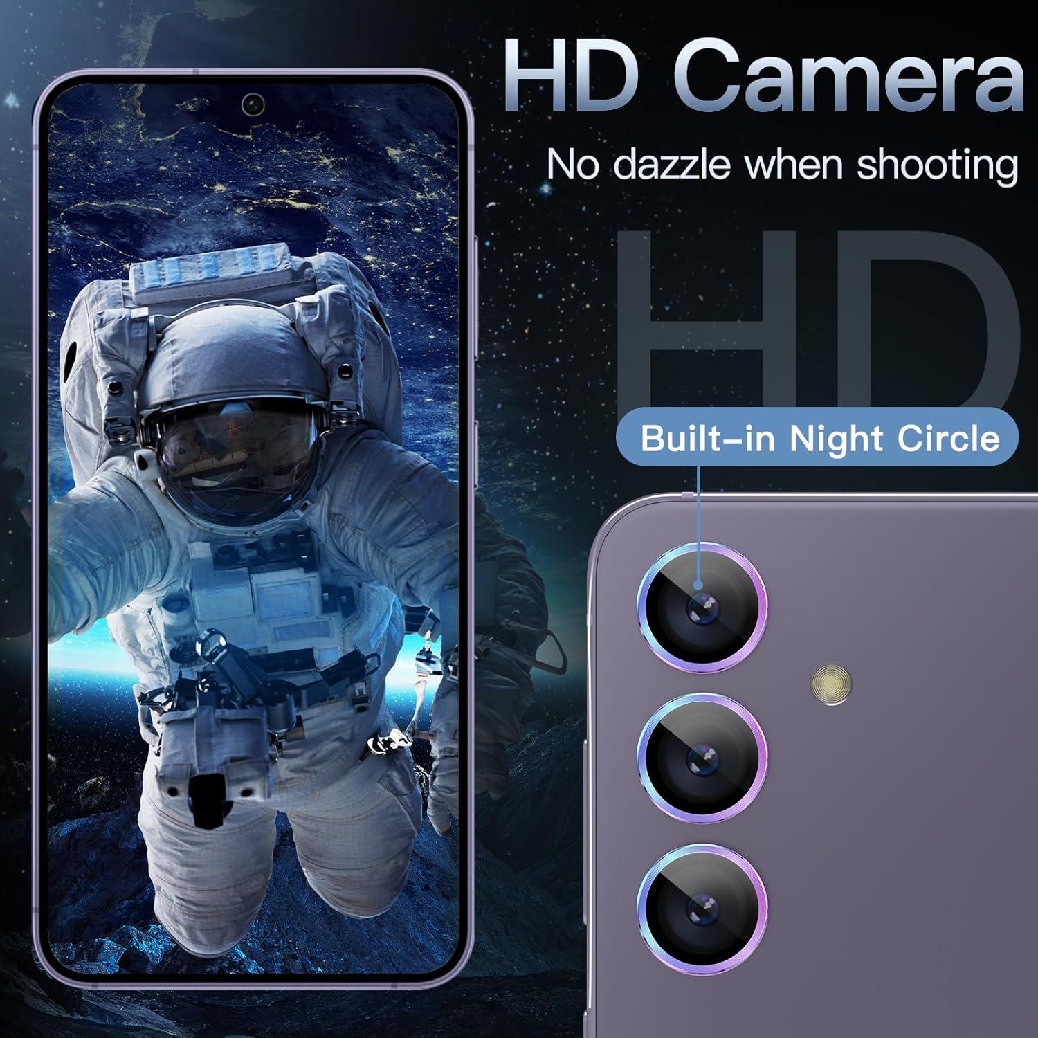 Protector de Lente de Cámara JETech para Samsung Galaxy S24 9H