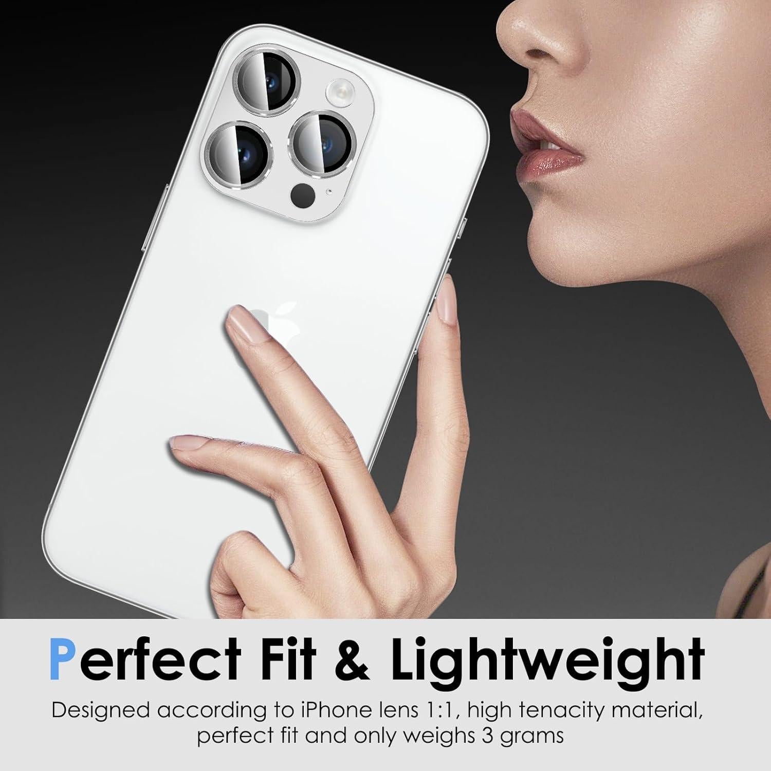 Protector de Lente de Cámara WHPXJY para iPhone 14 Pro Max - Vidrio Templado HD