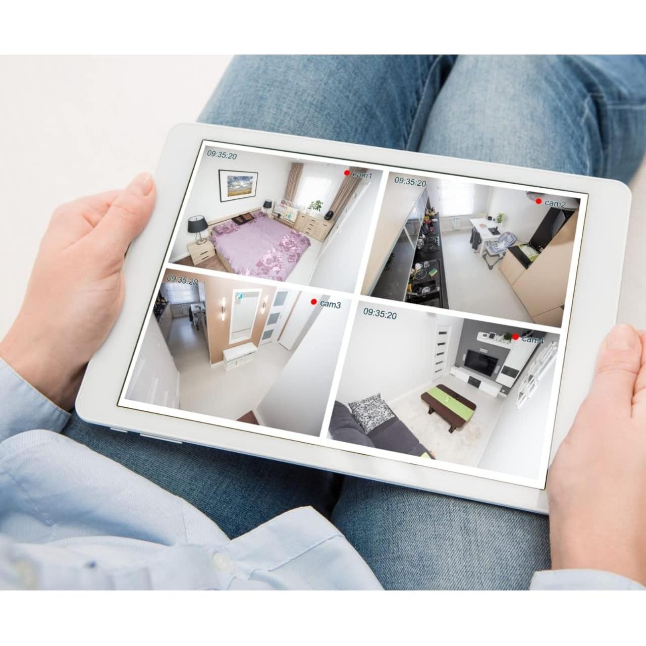 Cámara Eyeball Titanio 8MP IR WDR con MIC Integrado