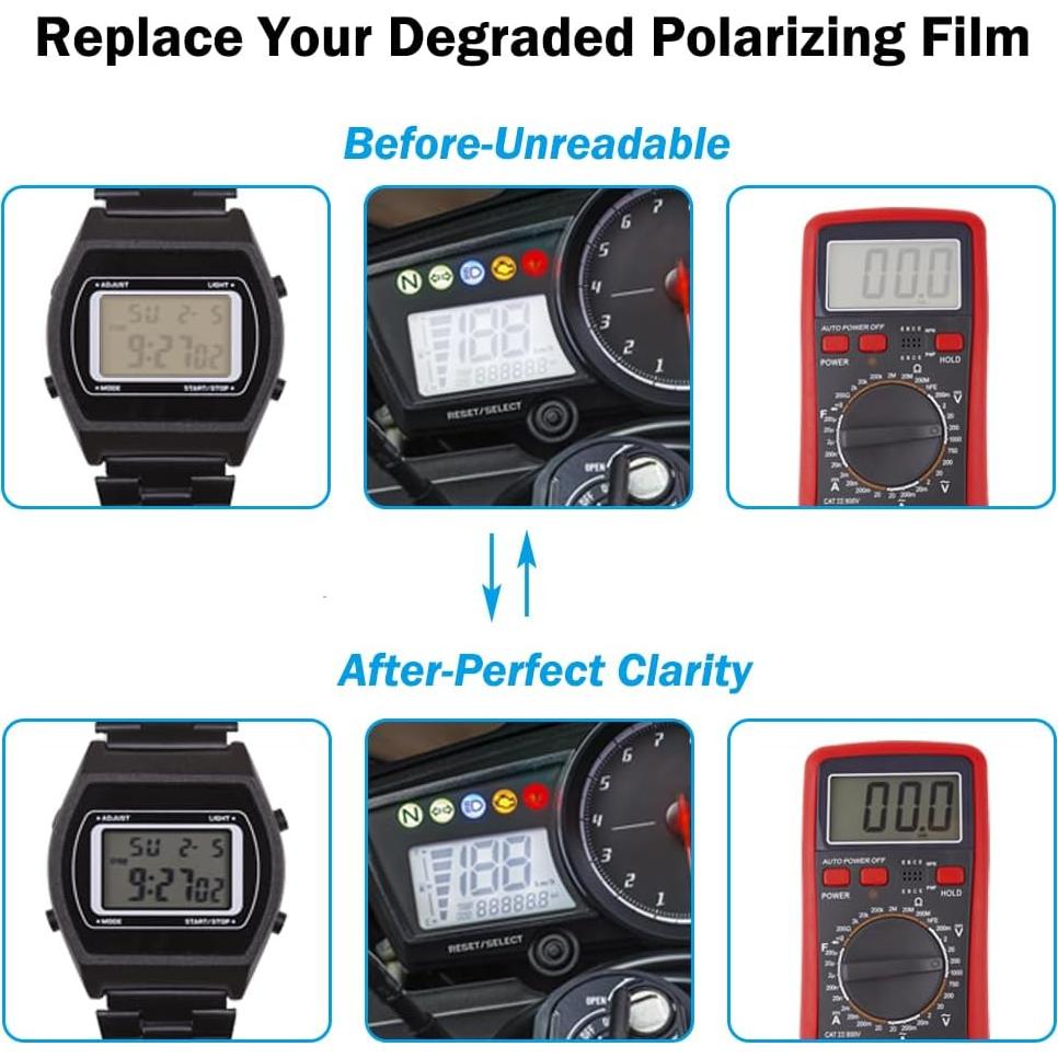 Hojas de Película Polarizada Adhesiva 20x30cm RENIAN - 2 PCS