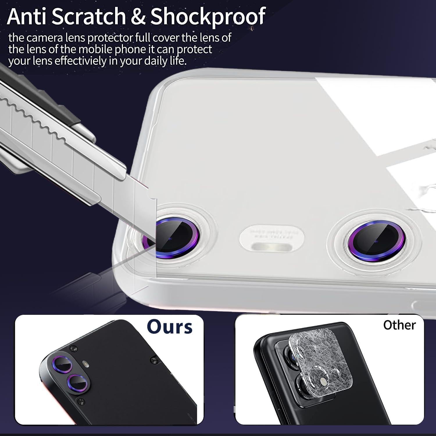 Protector de Lente de Cámara Zeking para XREAL Beam Pro - 2 Piezas, Cristal Templado 9H