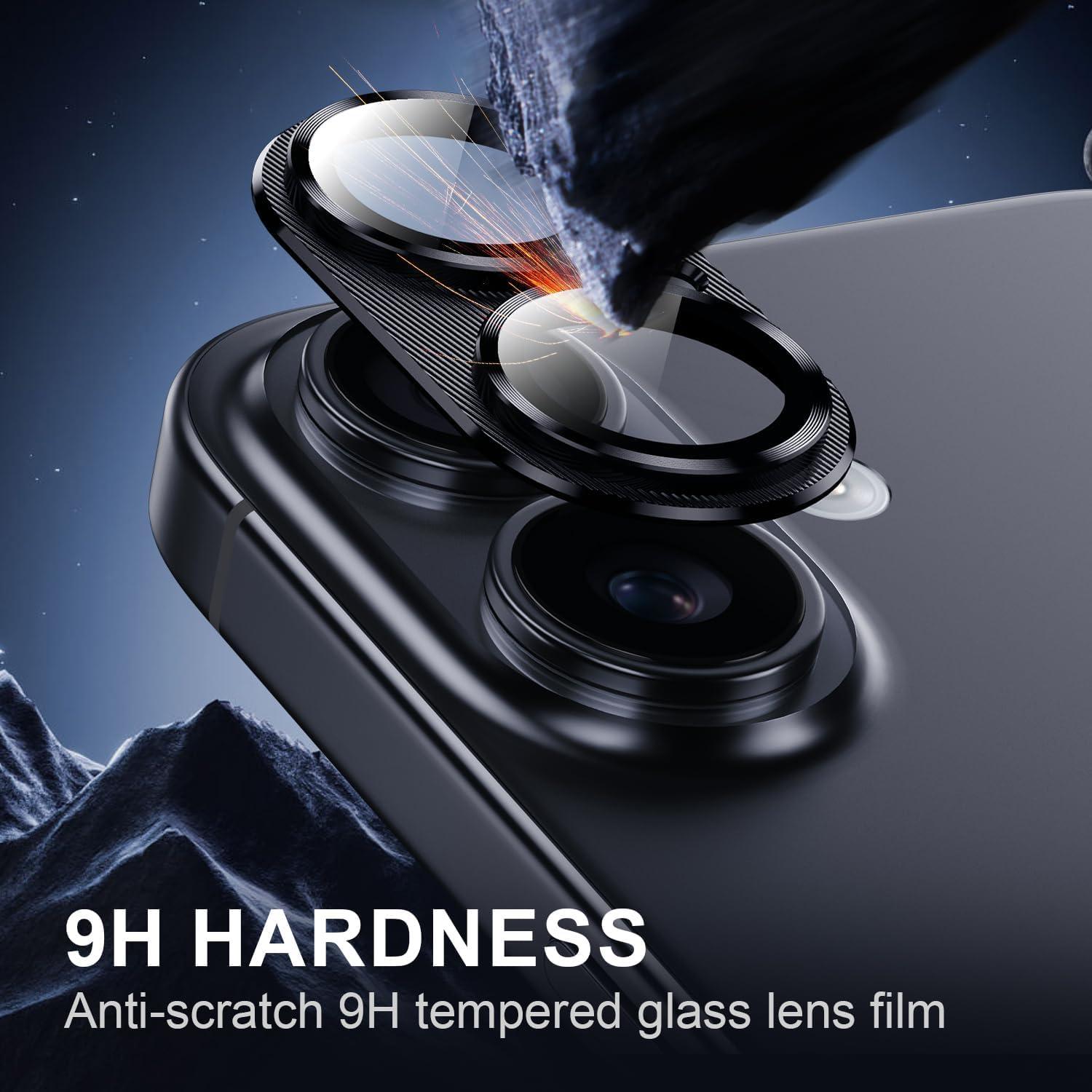 Protector de Lente de Cámara AFARER para iPhone 16/16 Plus - 2PCS