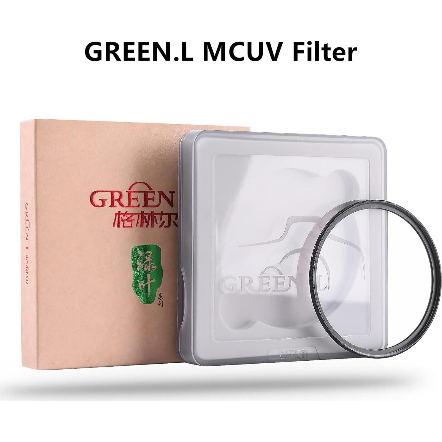 Filtro UV 55mm GREEN.L Ultra Delgado Multi-Capa Resistente