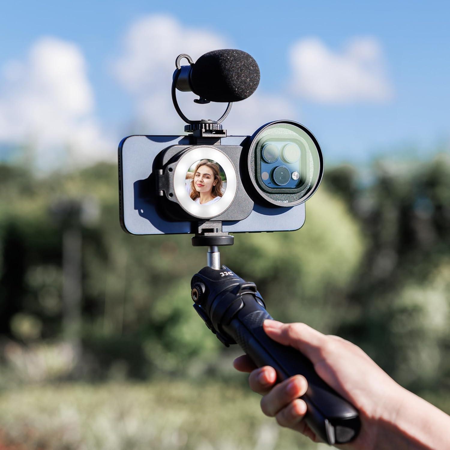 Adaptador de Filtro de Lente Magnético JJC 67mm para iPhone 16/15/14