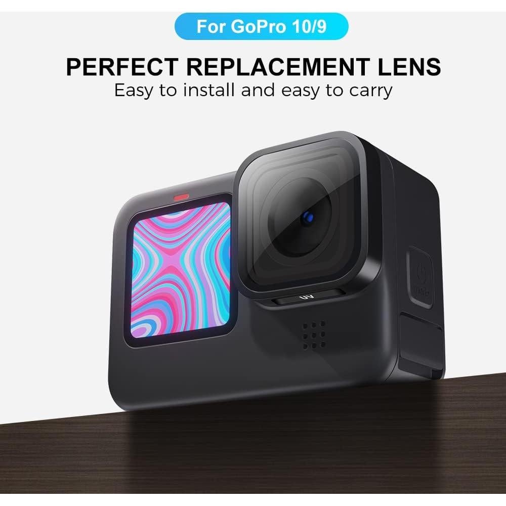Lente UV Reemplazo ParaPace para GoPro Hero 12/11/10/9 - 2 Pcs