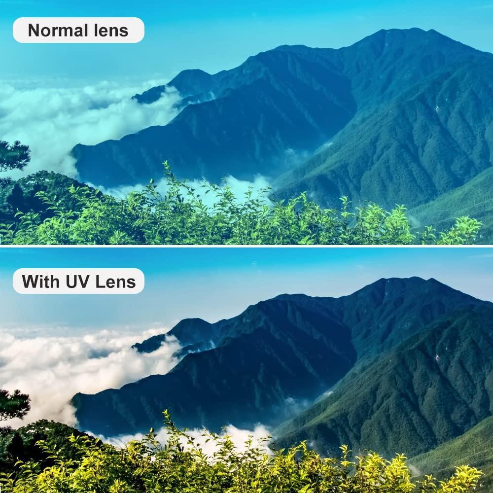 Lente UV Reemplazo ParaPace para GoPro Hero 12/11/10/9 - 2 Pcs