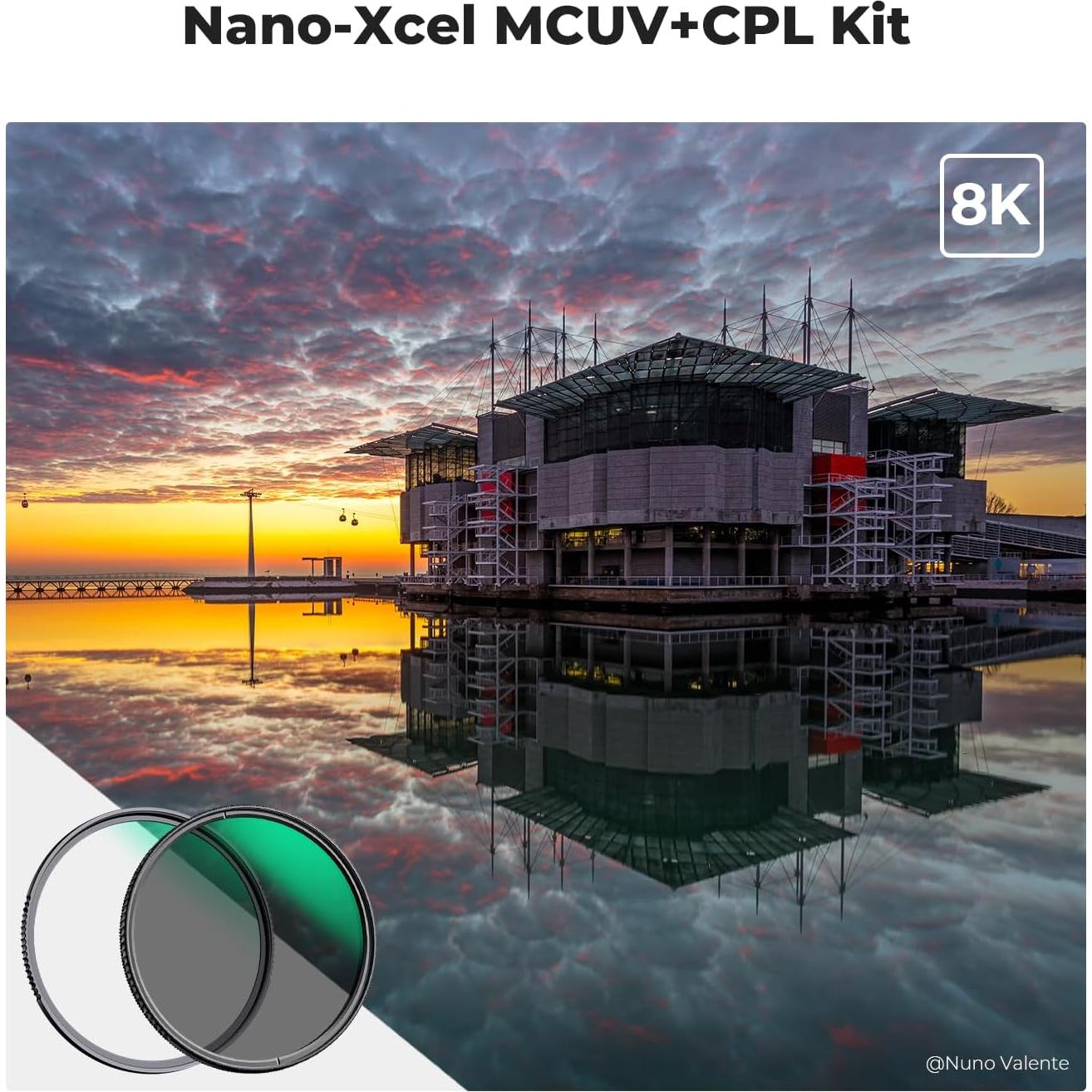 Filtro Polarizador Circular K&F Concept 77mm + Filtro UV MC