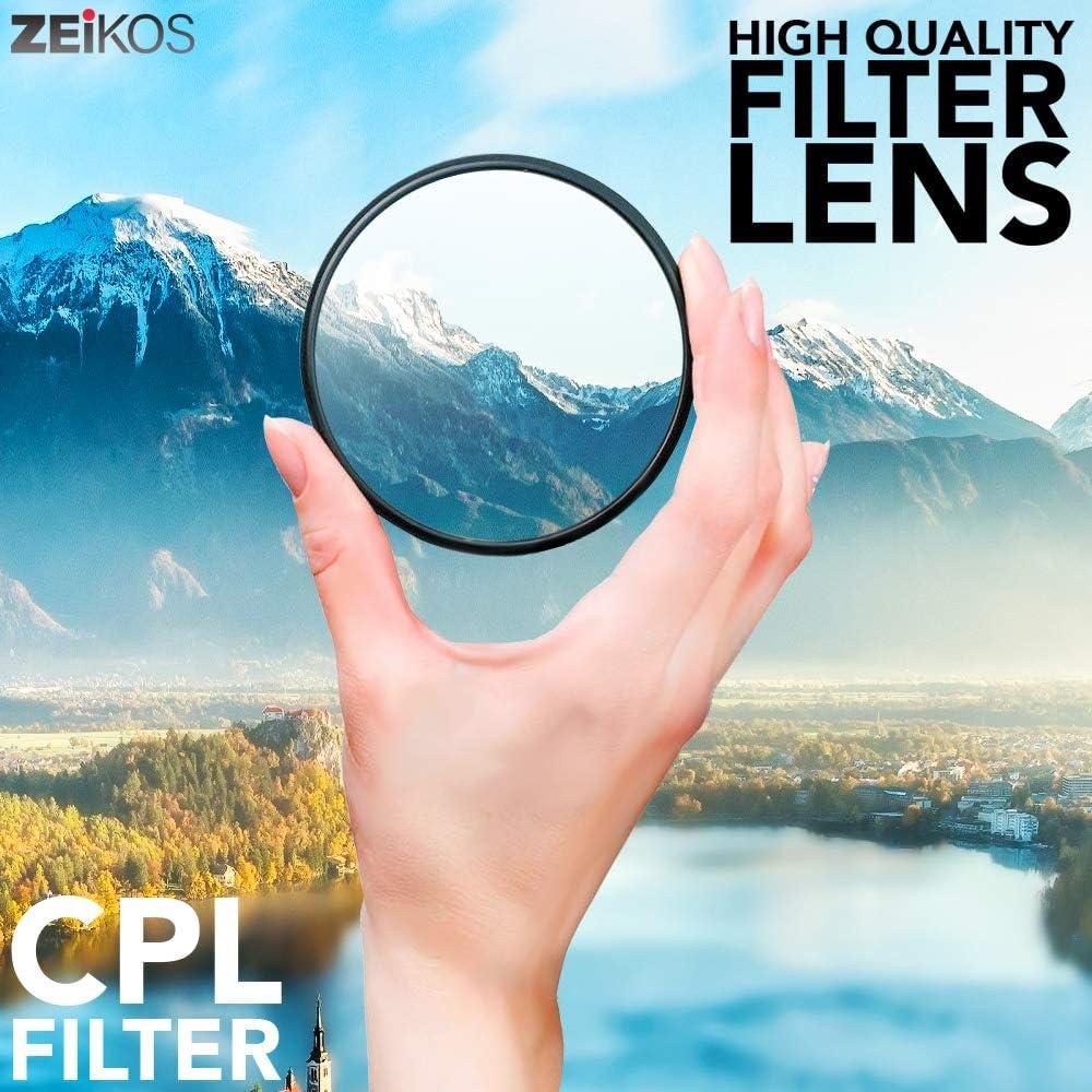 Kit de Filtros de 52mm Zeikos ZE-FLK52 UV-CPL-FLD 3 Piezas