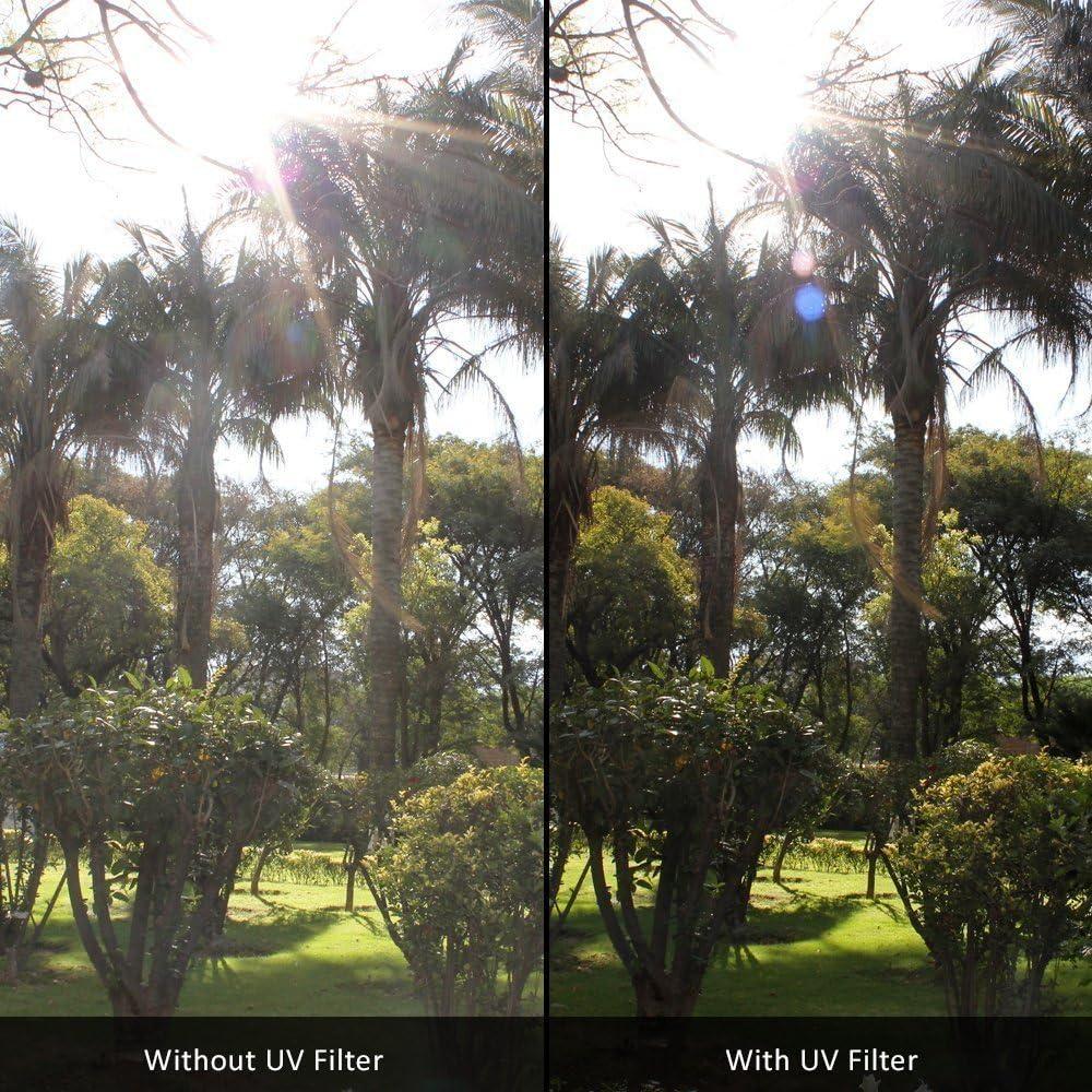 Filtro UV 55mm Big Mike's para Cámaras D3400 y D5600