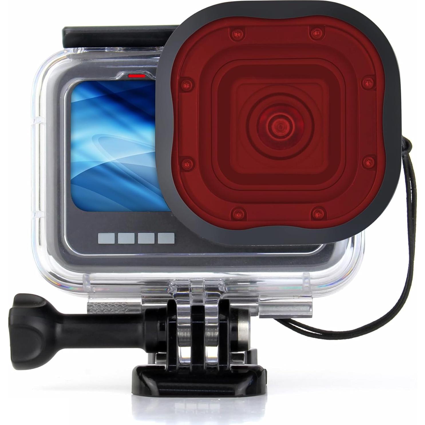 Filtro de Buceo YALLSAME para GoPro Hero 8-13 - 4 Piezas