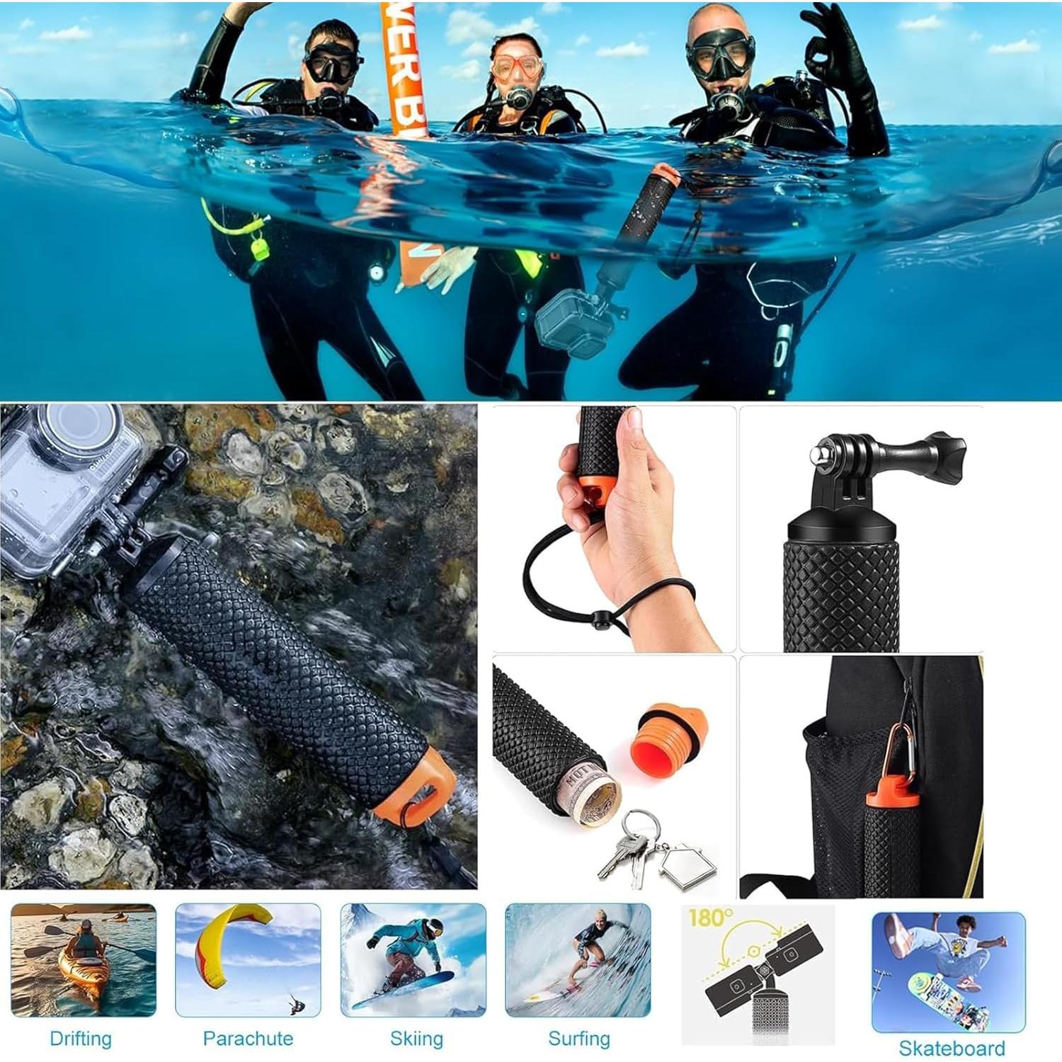 Kit de Accesorios para Gopro Hero 13 - Funda Impermeable y Filtros