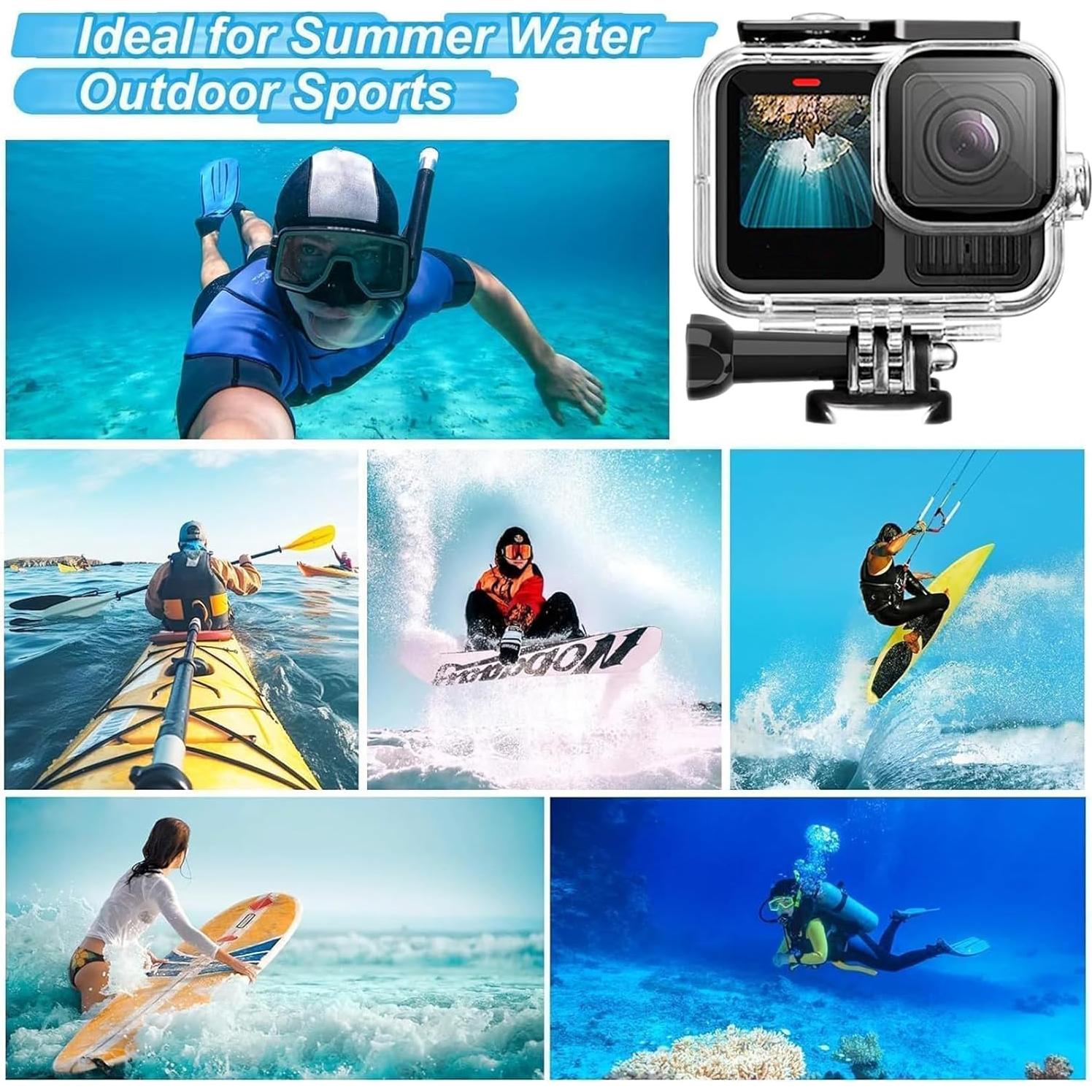 Kit de Accesorios para Gopro Hero 13 - Funda Impermeable y Filtros