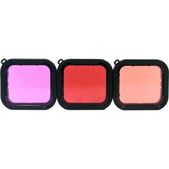 Filtros de Lentes Submarinos Reflex Camera para GoPro Hero 7/6/5